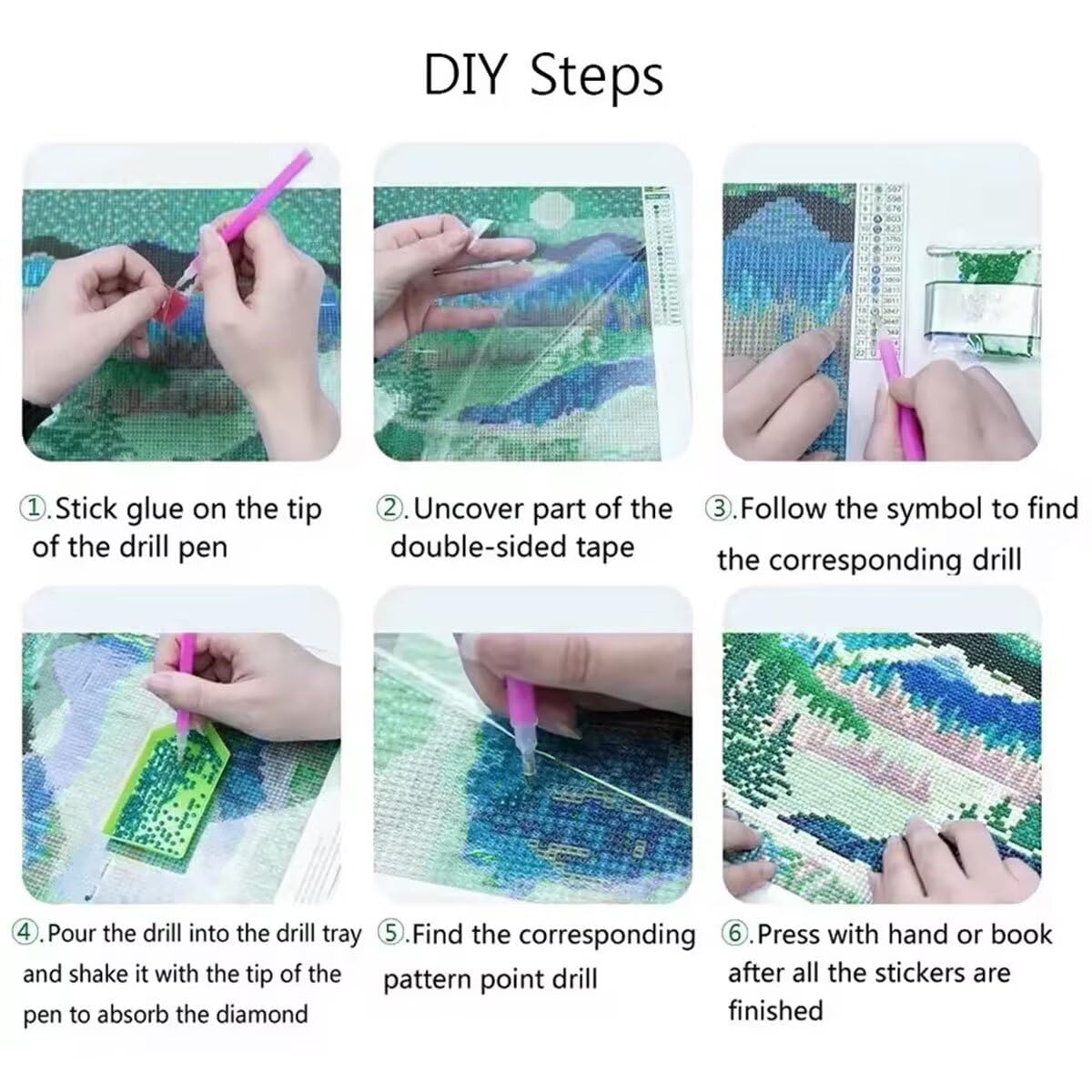 5D Diamond Painting Kits voor volwassenen en kinderen Jackson Pollock