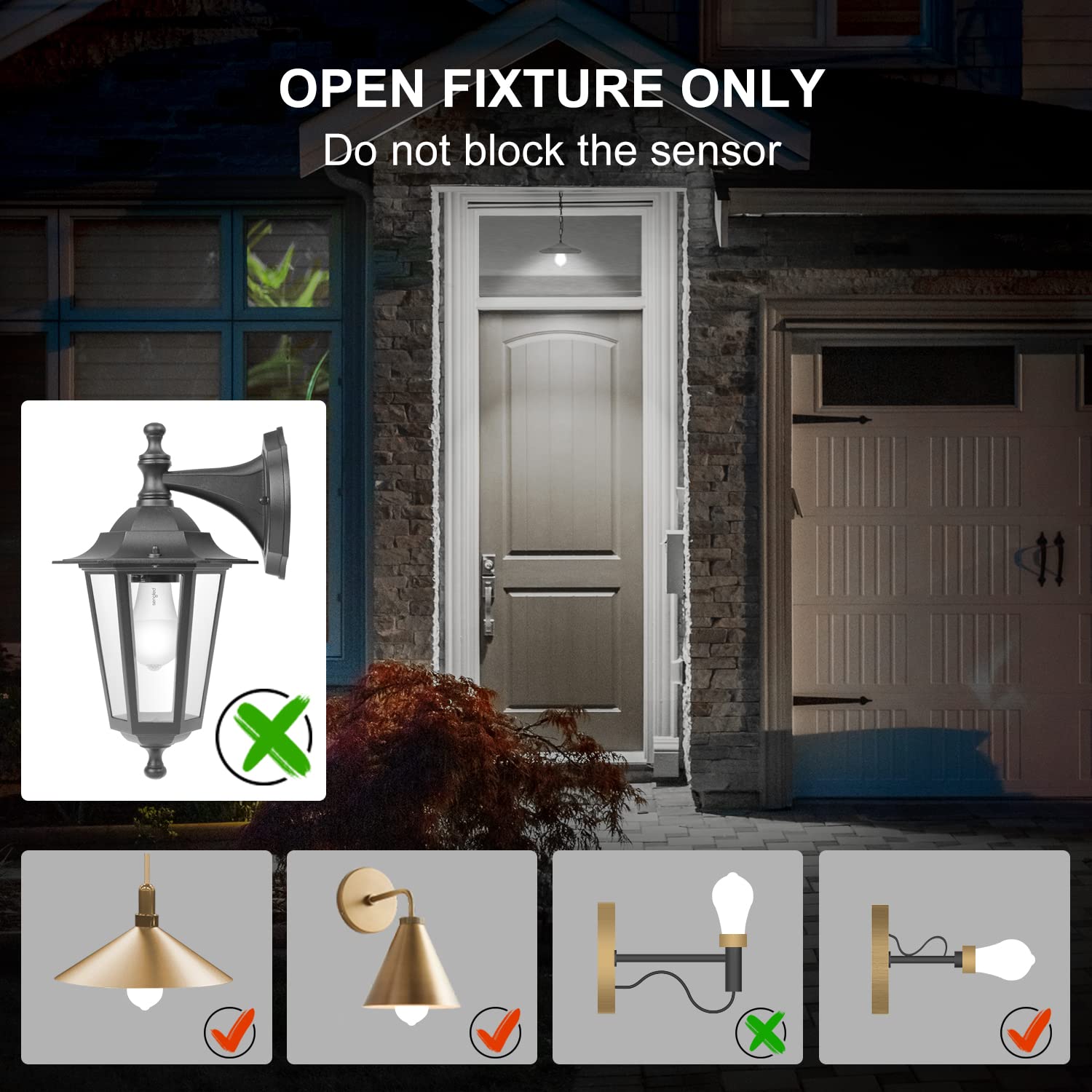 Sengled A19 Motion Sensor Light Bulbs Outdoor/Indoor 11W (75Watt