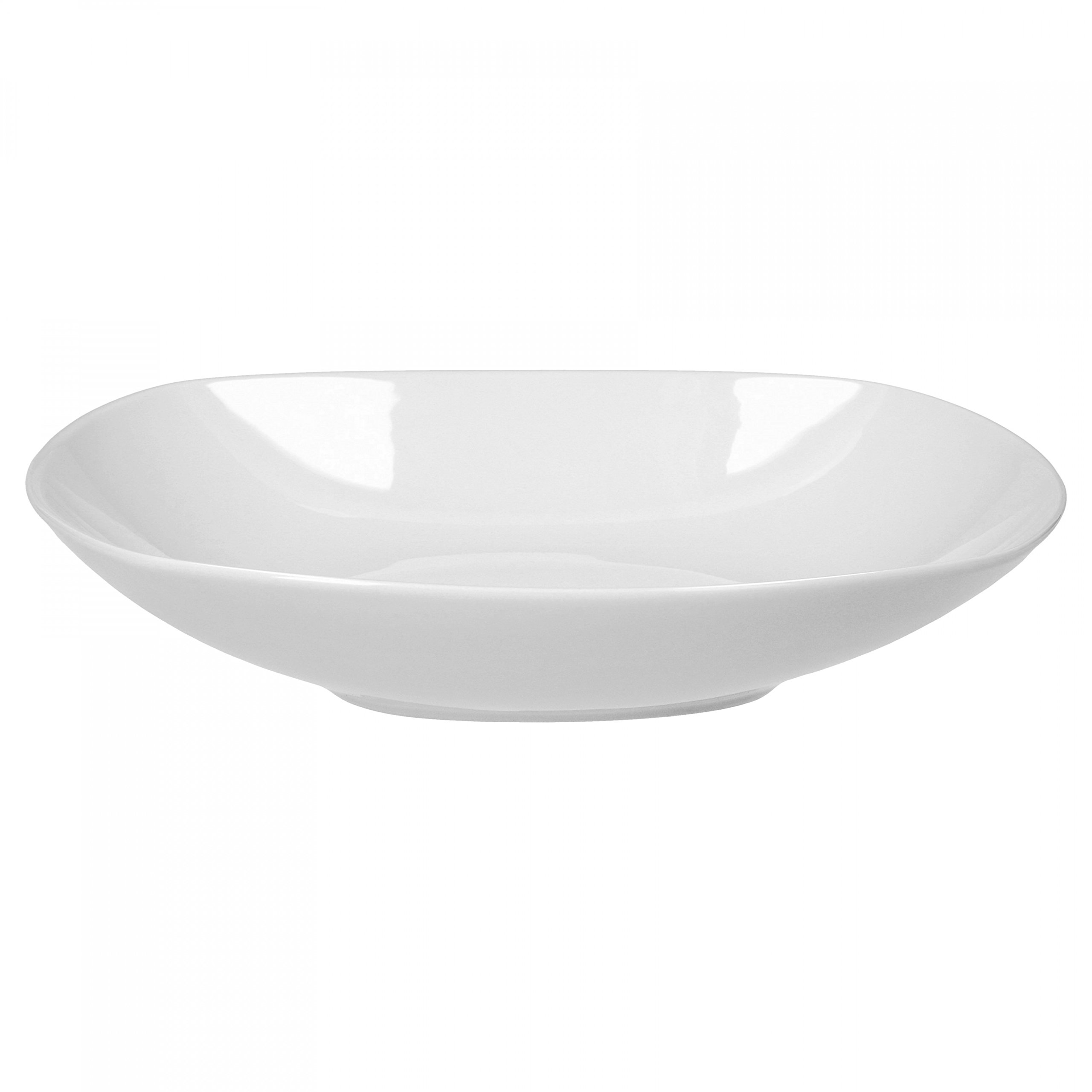 Van Well Lilli Service De Table 12 Pièces Porcelaine Blanche - 6 Assiettes Plates + 6 Creuses 500ml
