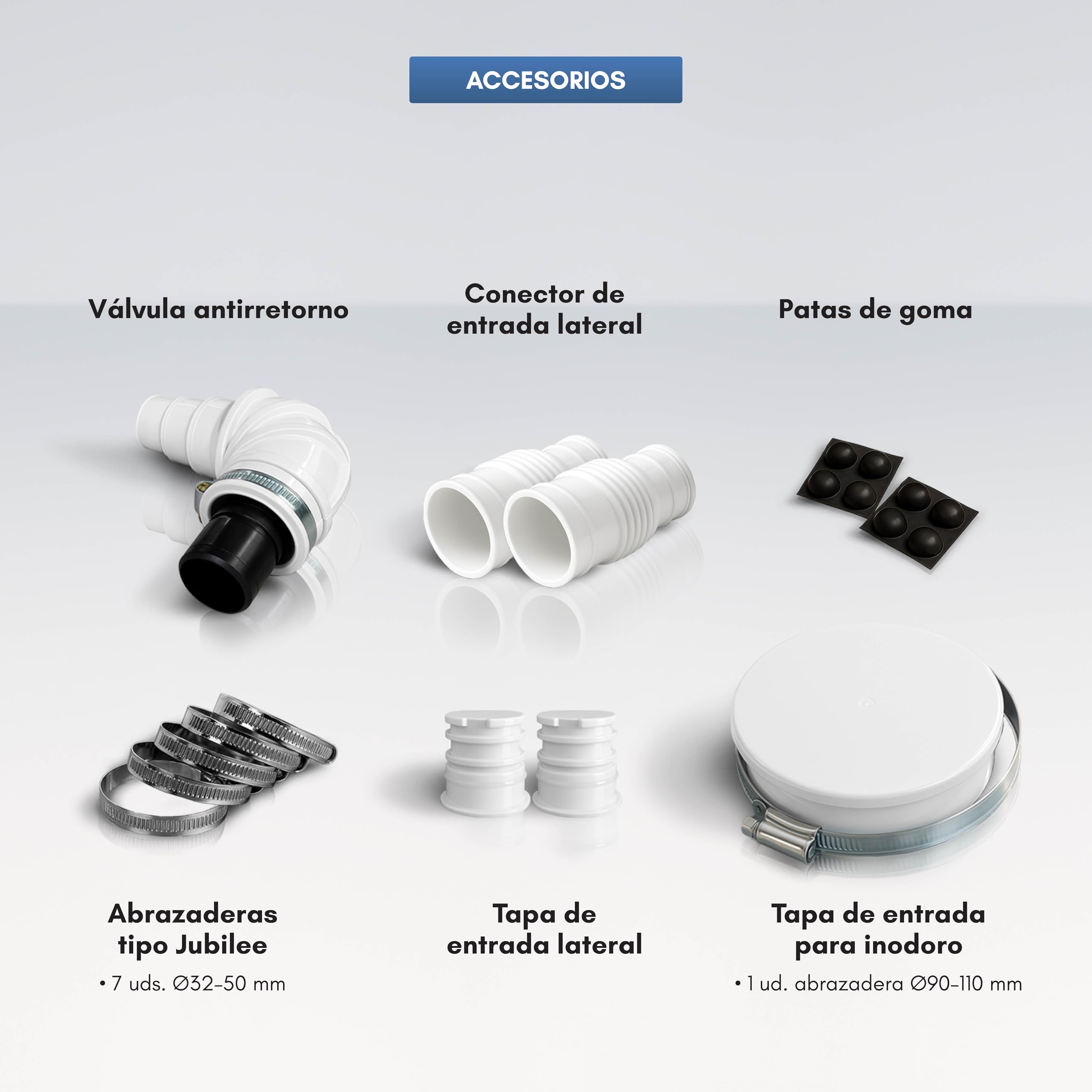 Aquamatix Trituradora Sanitaria 400W Bomba Elevación 100 l/min 6,5m 3 Entradas Filtro Carbón