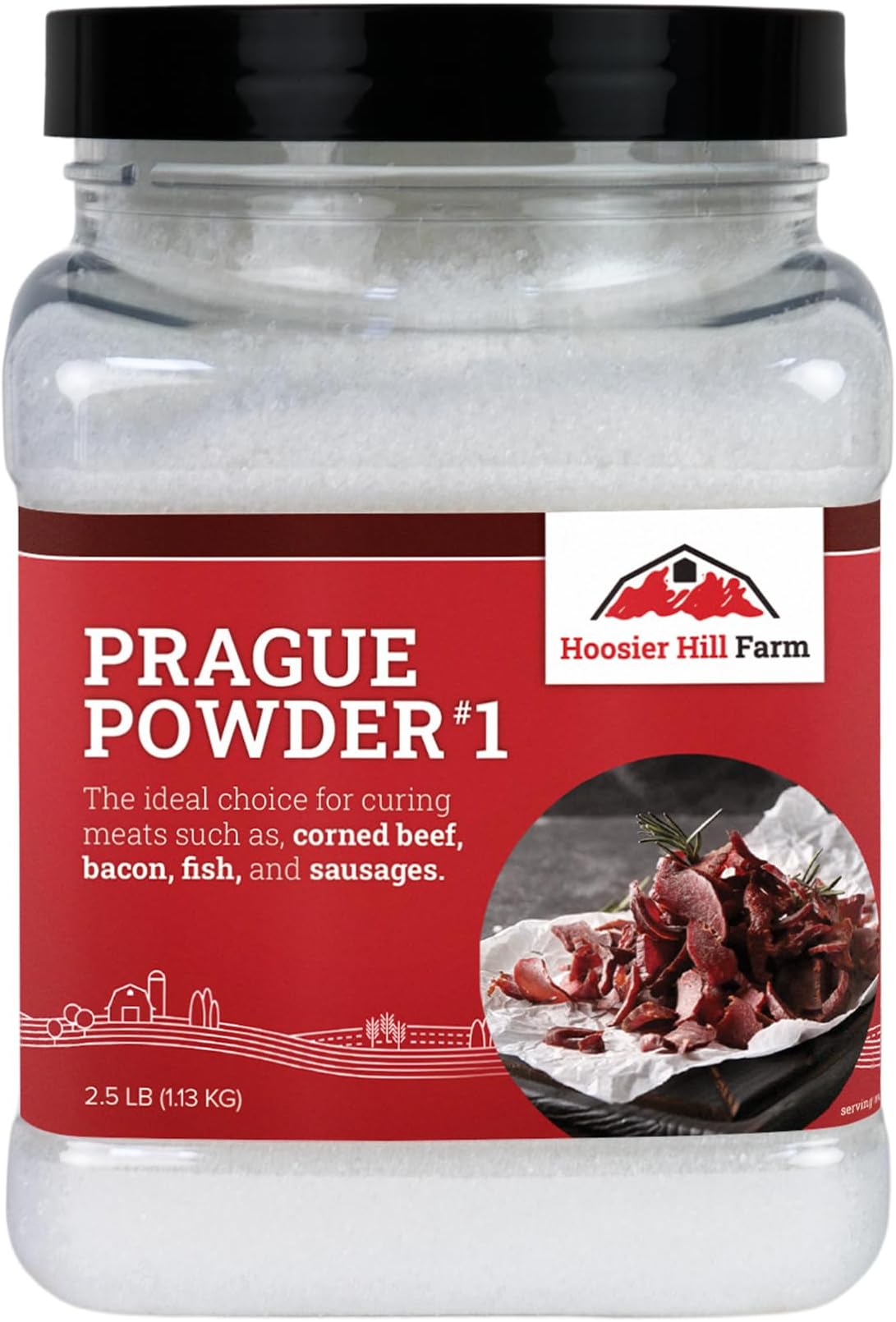 Hoosier Hill Farm Prague Powder No.1 Curing Salt, No Color Added, 2.5LB (Pack of 1)