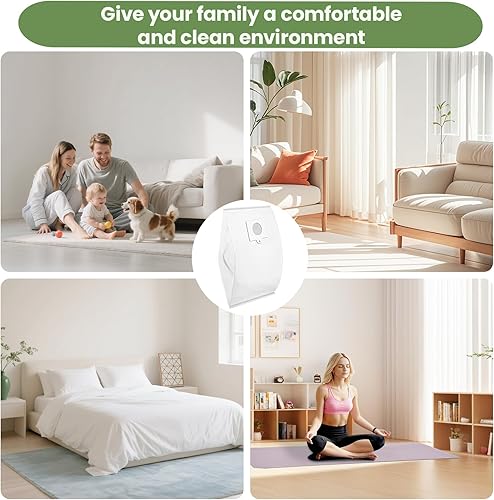 Miniatura 8 de Paquete de 10 bolsas de vacío de repuesto tipo QC HEPA 53292 compatibles con aspiradora Kenmore serie 200 400 600 700 800, reemplaza los números de