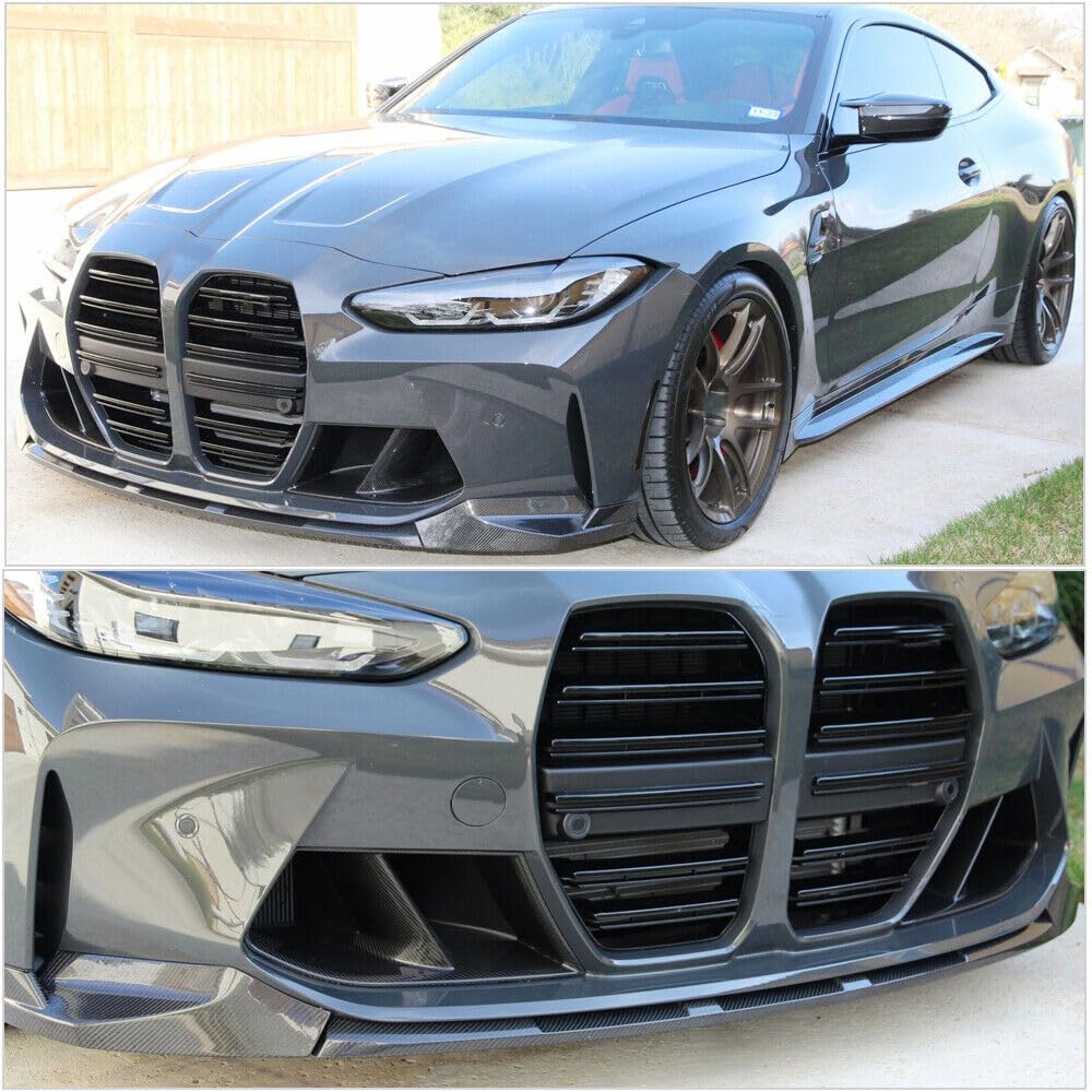 Amazon | JCING カーボンファイバーフロントバンパーリップ BMW G80 M3