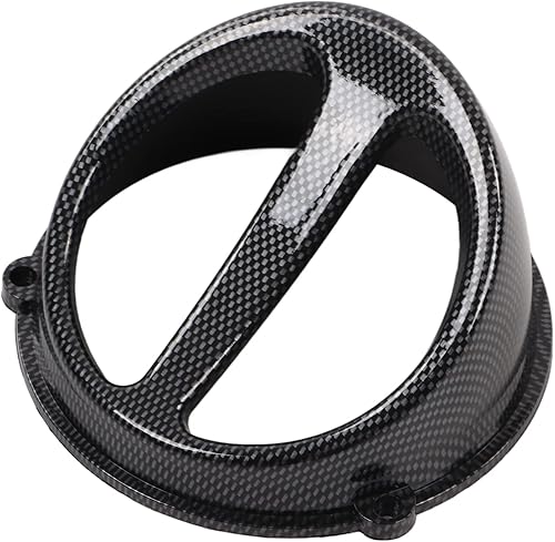 GY6 Air Scoop Cover - Cubierta de fibra de carbono para ventilador de refrigeración de motor de motocicleta scooter reemplazo para GY6 152QMI 157QMJ