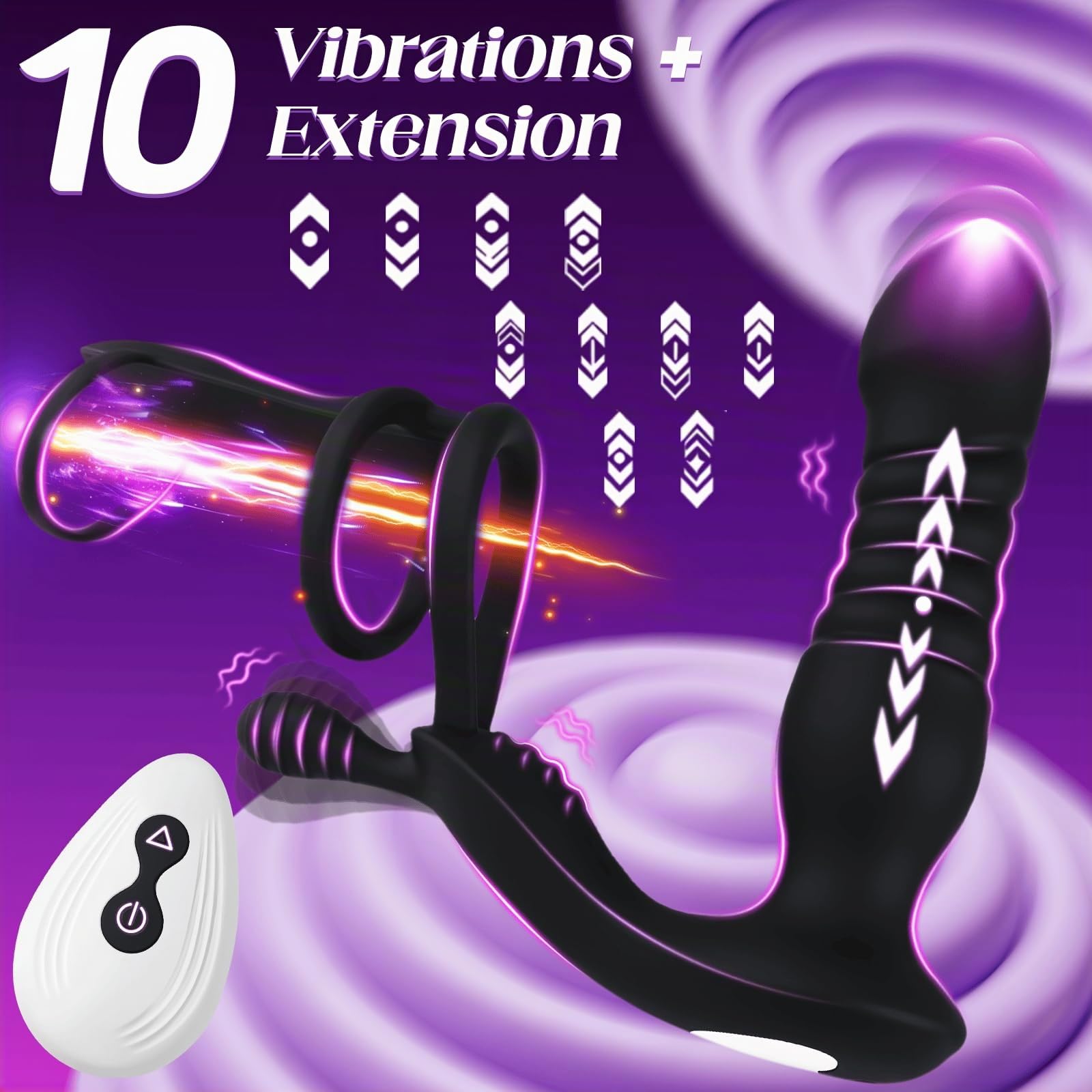 Masseurs de Prostate Vibrant Stimulateur Prostate Sextoys Plug Anal Vibrant