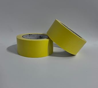 Masking Tape 2" / 48mm x 50yds box of 20 rolls for Automotive Painting, Decorating, Walls, Crafts High-Performance No Residue 80 C Heat Resistance Precise Edges & Clean