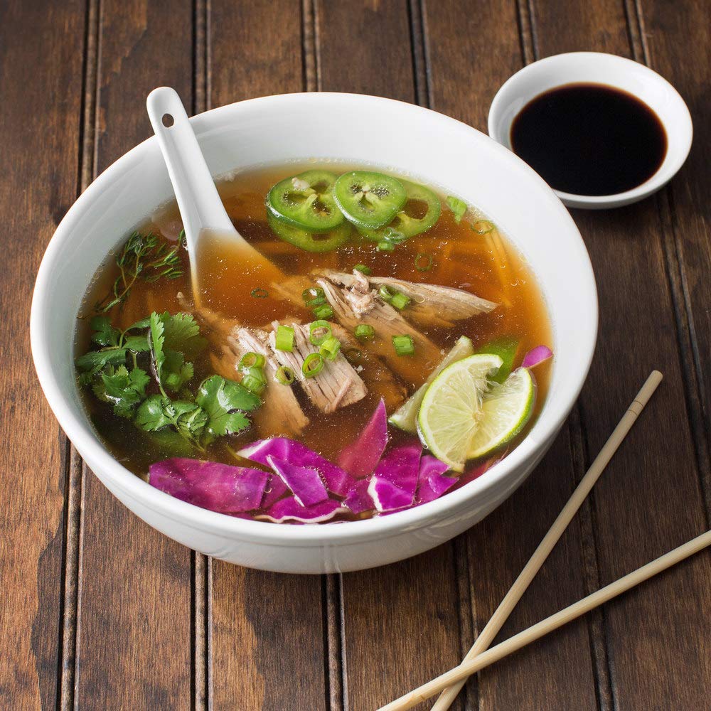 Thunder Group 42 oz, cuenco de fideos de 7 3/8" X 2 3/4", Imperial (2)