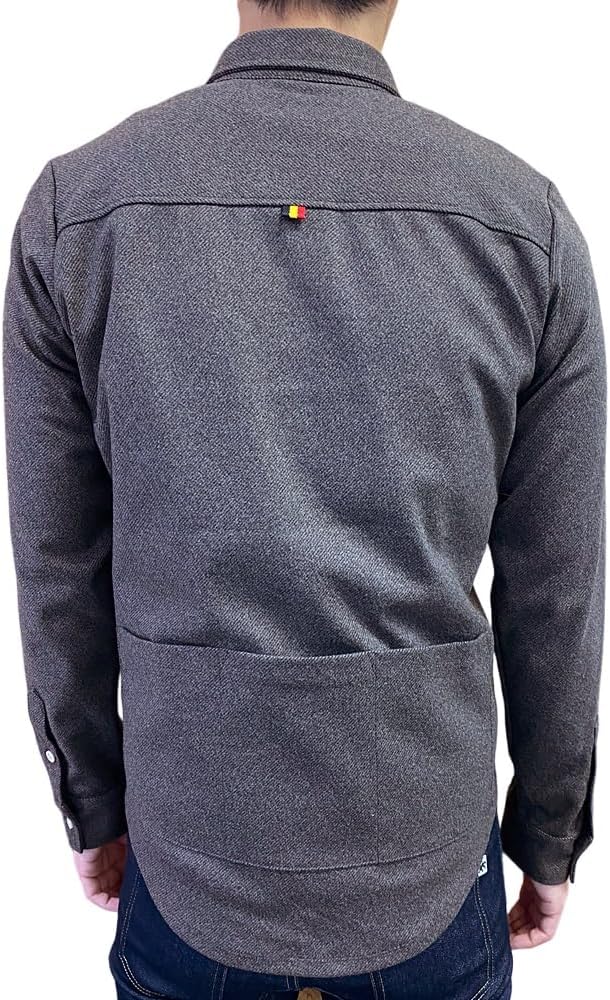 Amazon | [カペルミュール] フランネルニットシャツジャージ