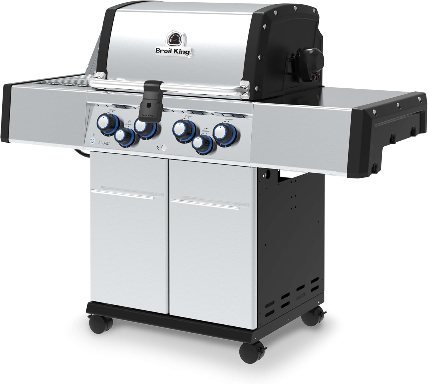 Broil King 956947 Regal S 490 Pro IR Natural Gas Grill, 5-Burner, Stainless Steel