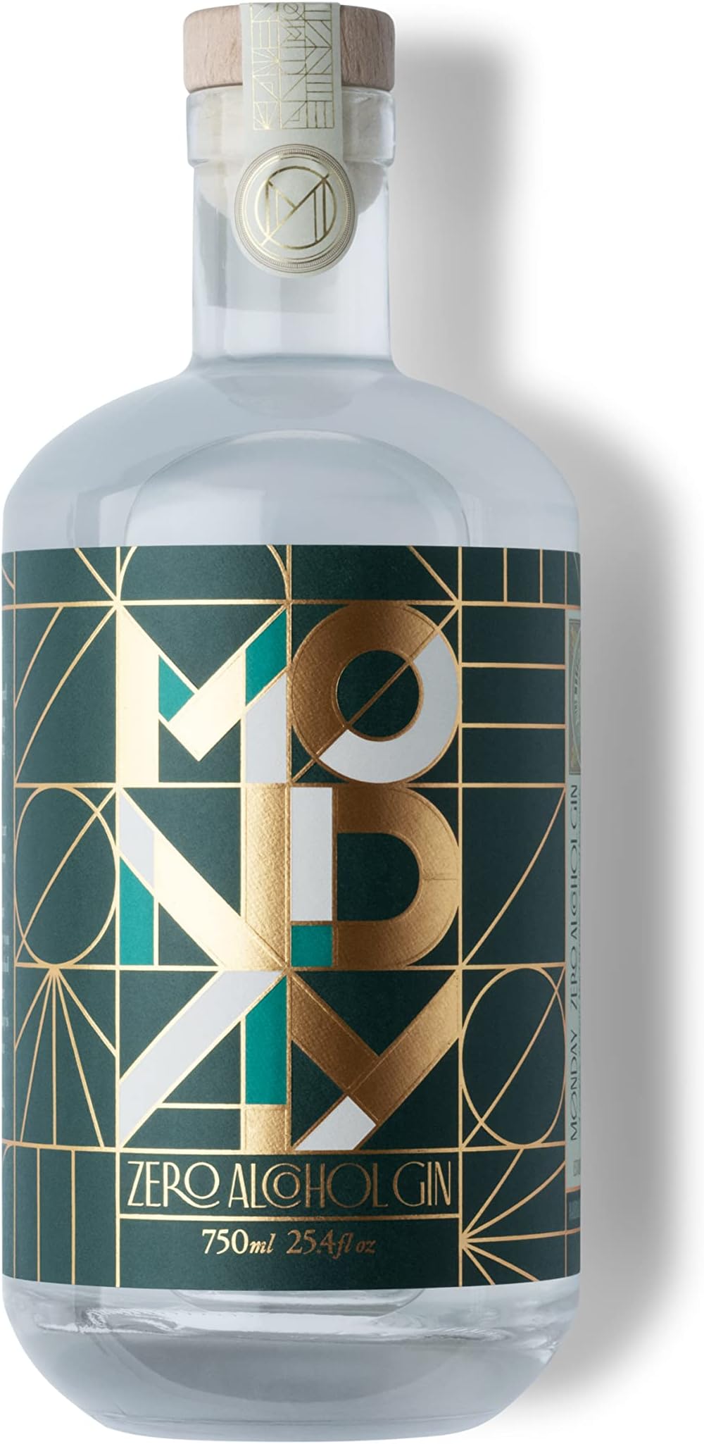 MONDAY Zero Alcohol Gin – An Award Winning Non-Alcoholic Spirit with Zero Carbs, No Sugar, 0 Calories - 750ml