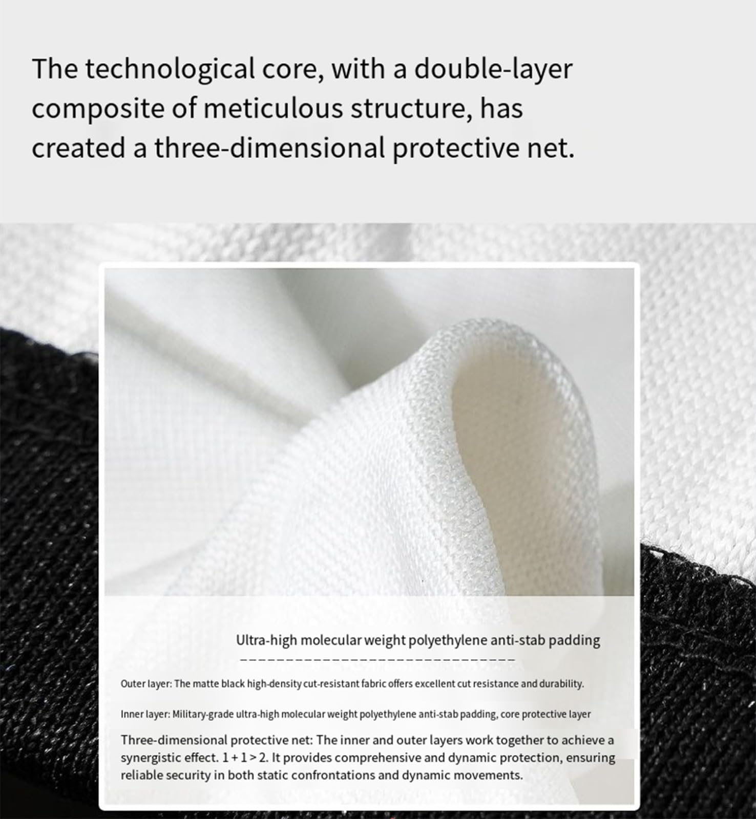 BLUEZY Chaleco Antipuñaladas Chaleco Resistente A Cortes Ropa De Seguridad Chaleco Anti-Corte Ropa De Trabajo Protectora Ropa De Seguridad Chaleco Policia para Protección De Seguridad Personal M