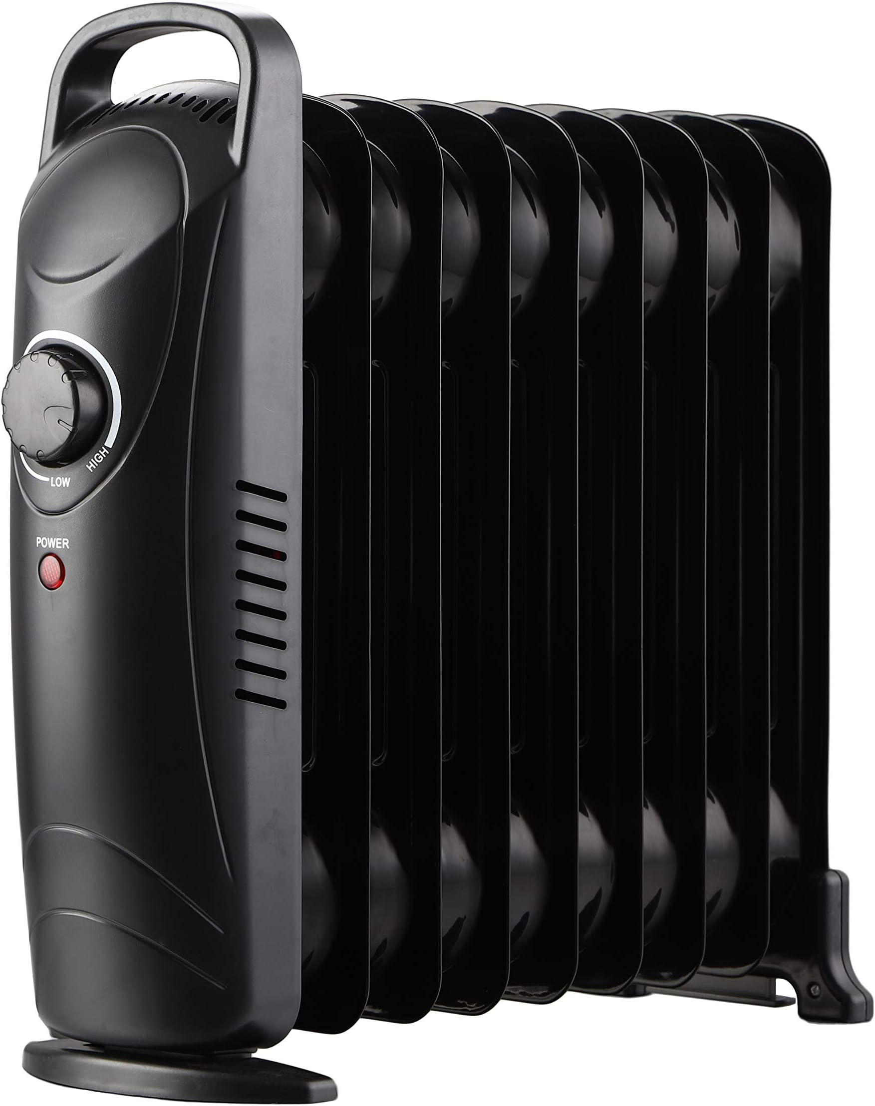 DONYER POWER Oil Filled Radiator 9 Fin, 1000W， Electric Heater， Black