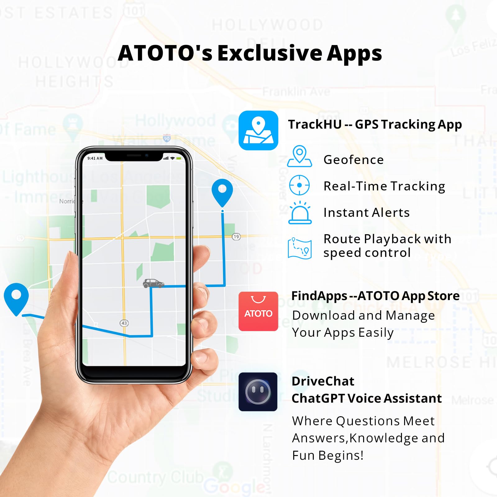 Amazon.com: ATOTO P9 9Inch QLED Portable Car Stereo, 2+32GB 