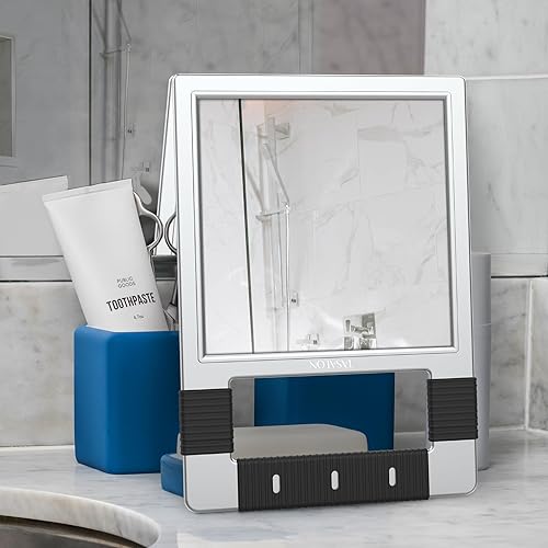 Miniatura 4 de TASALON Espejos de mano con mango - Espejo de mano irrompible - Espejo de mano irrompible con mango de silicona para espejo de peluquería, espejo de