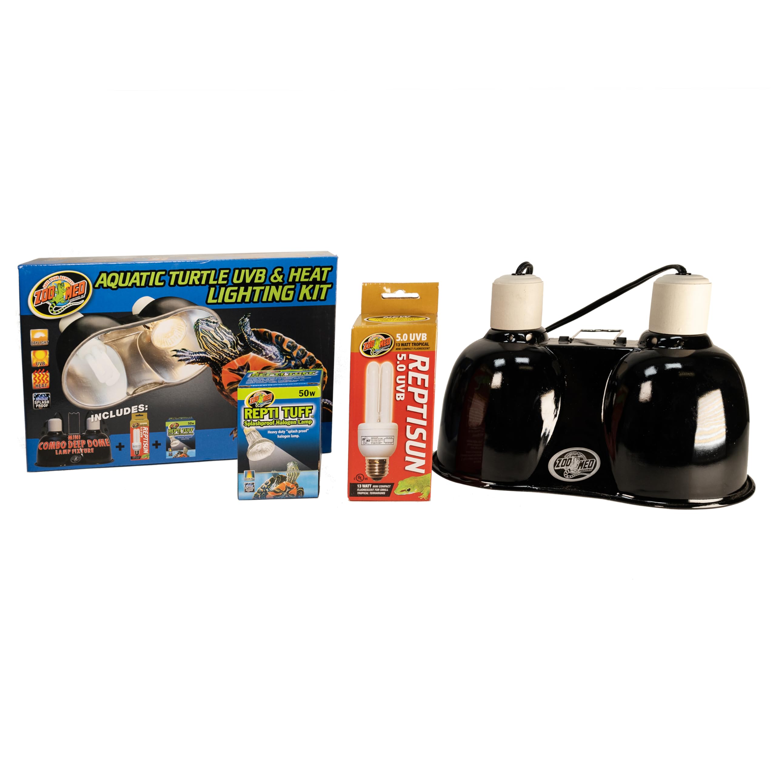 Zoo Med Aquatic Turtle UVB Heat Lighting Kit - image 5
