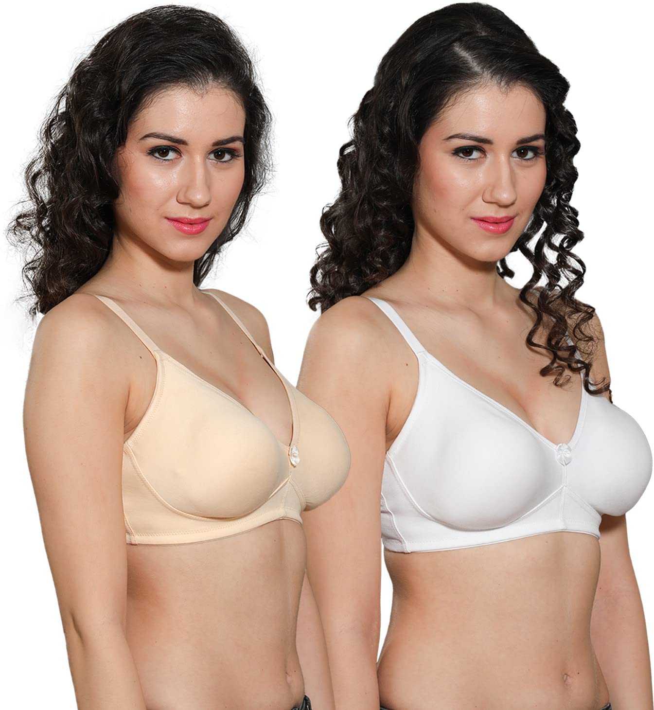 ingrid Everyday Women's Bra Non Padded & Wire Free Cotton Lycra Blend Bra Full Coverage with Regular Back in-picture-12