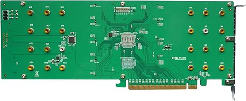 Vista 24 de HighPoint Controlador RAID NVMe de arranque M.2 SSD7105 PCIe Gen3 de 4 puertos para sistemas Windows y Linux.