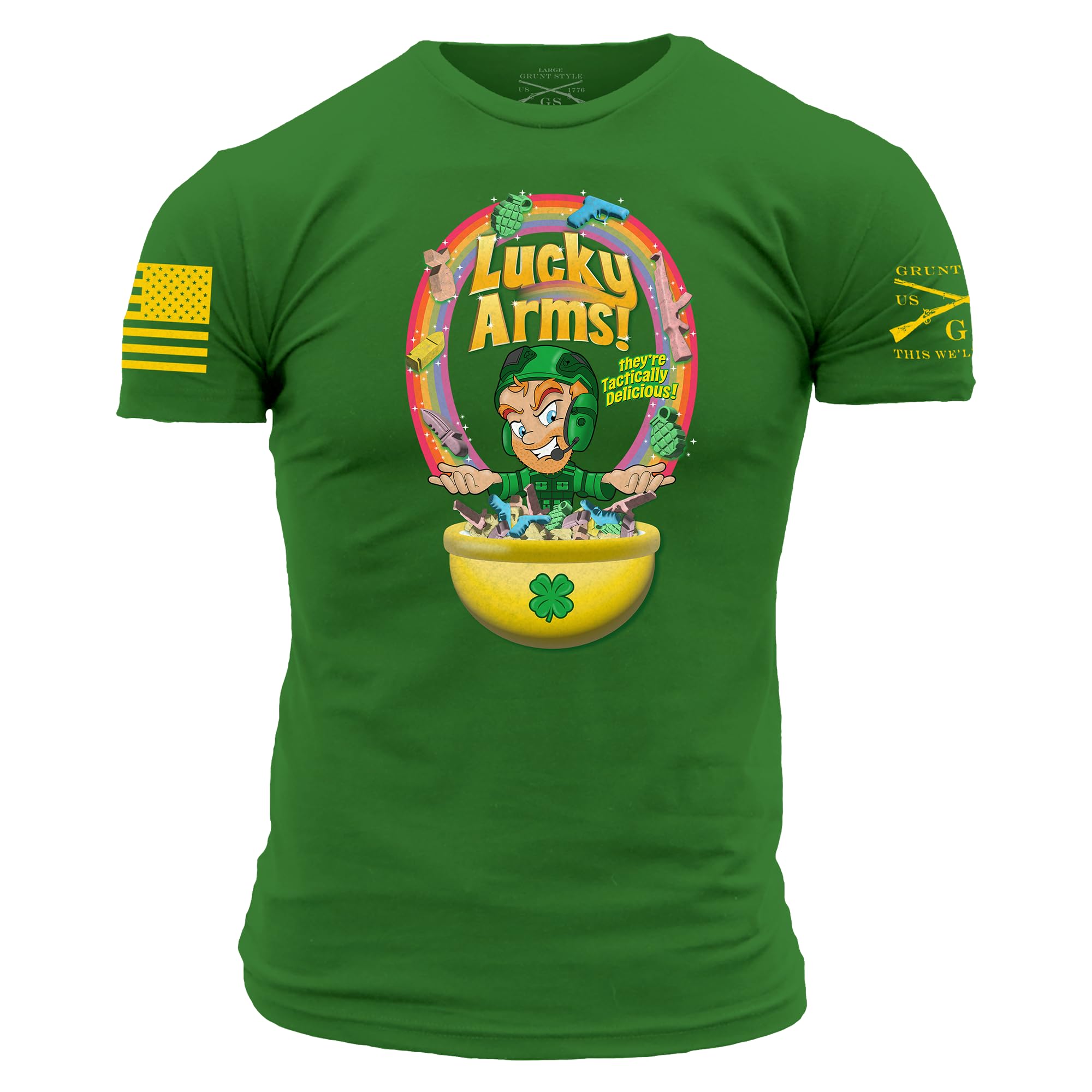 Grunt Style Lucky Arms Men's T-Shirt