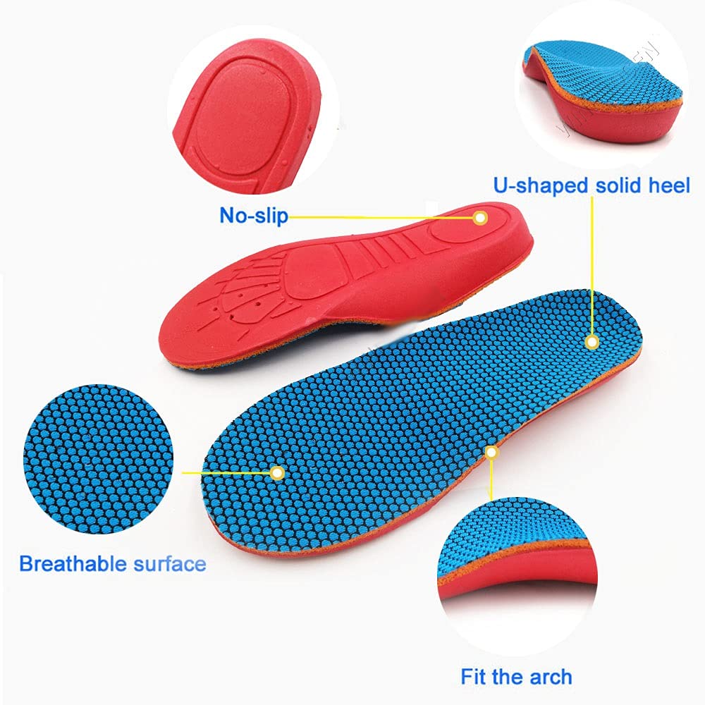 EVA NIÑOS NIÑOS PIES Piso Pieza CORRECCIÓN Arch Soporte Soporte Padres CORRECCIÓN CORRECCIÓN Pieza DE Salud Cuidado INSERTRO Zapatos Deportivos PADE Care HERRAMIENTE(L: EU32-35 (23cm))