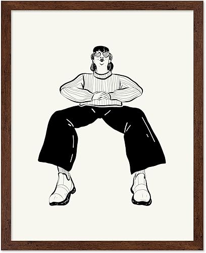 Miniatura 11 de Poster Master Póster de Groovy Woman – Impresión retro de moda – Arte de línea – Arte minimalista – Arte moderno – Arte abstracto – Arte en blanco y