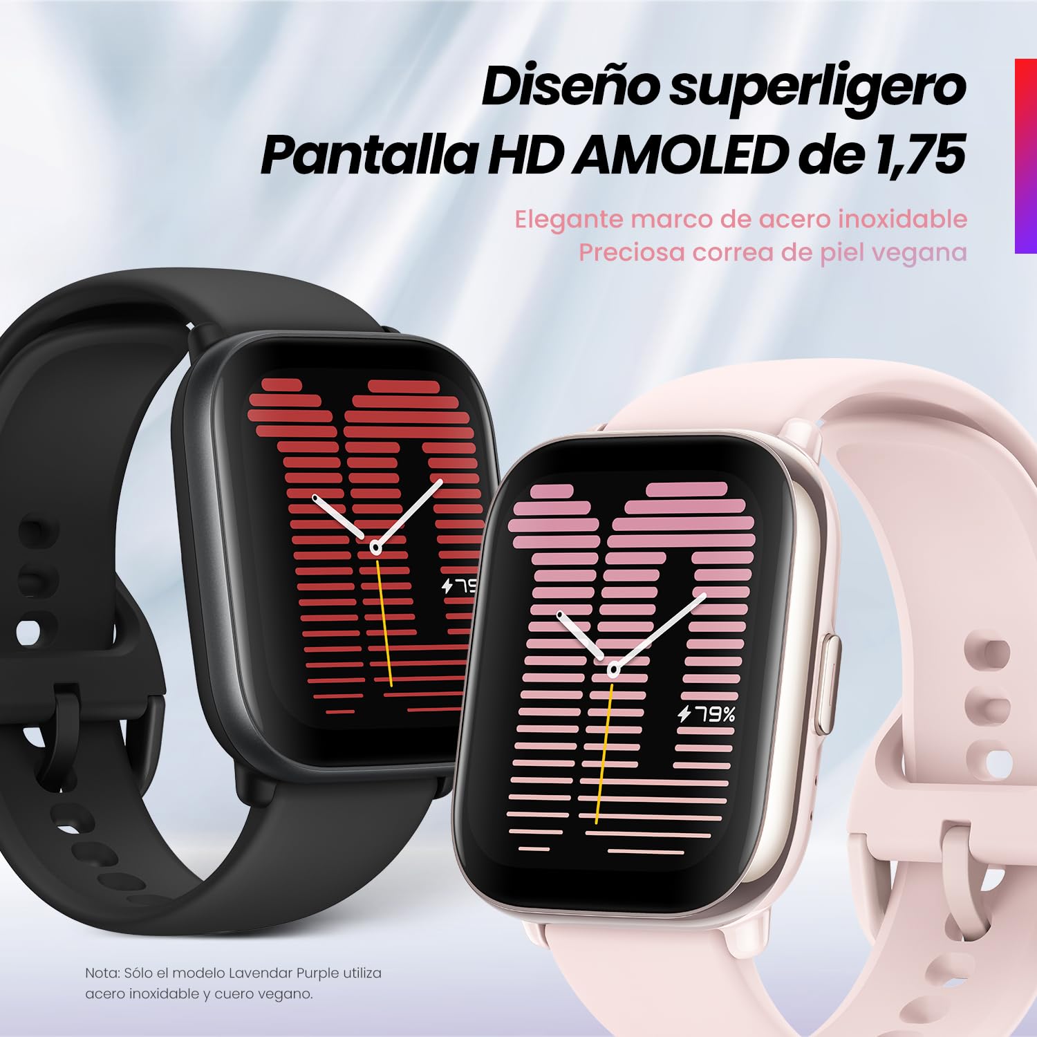 Amazfit Active Reloj inteligente 42 mm Hombre Mujer, AI, GPS, Amazon Alexa, Llamadas Bluetooth, Batería de 14 días de duración, 120+ Modos Deportivo, Pulsera de Actividad para iOS Android