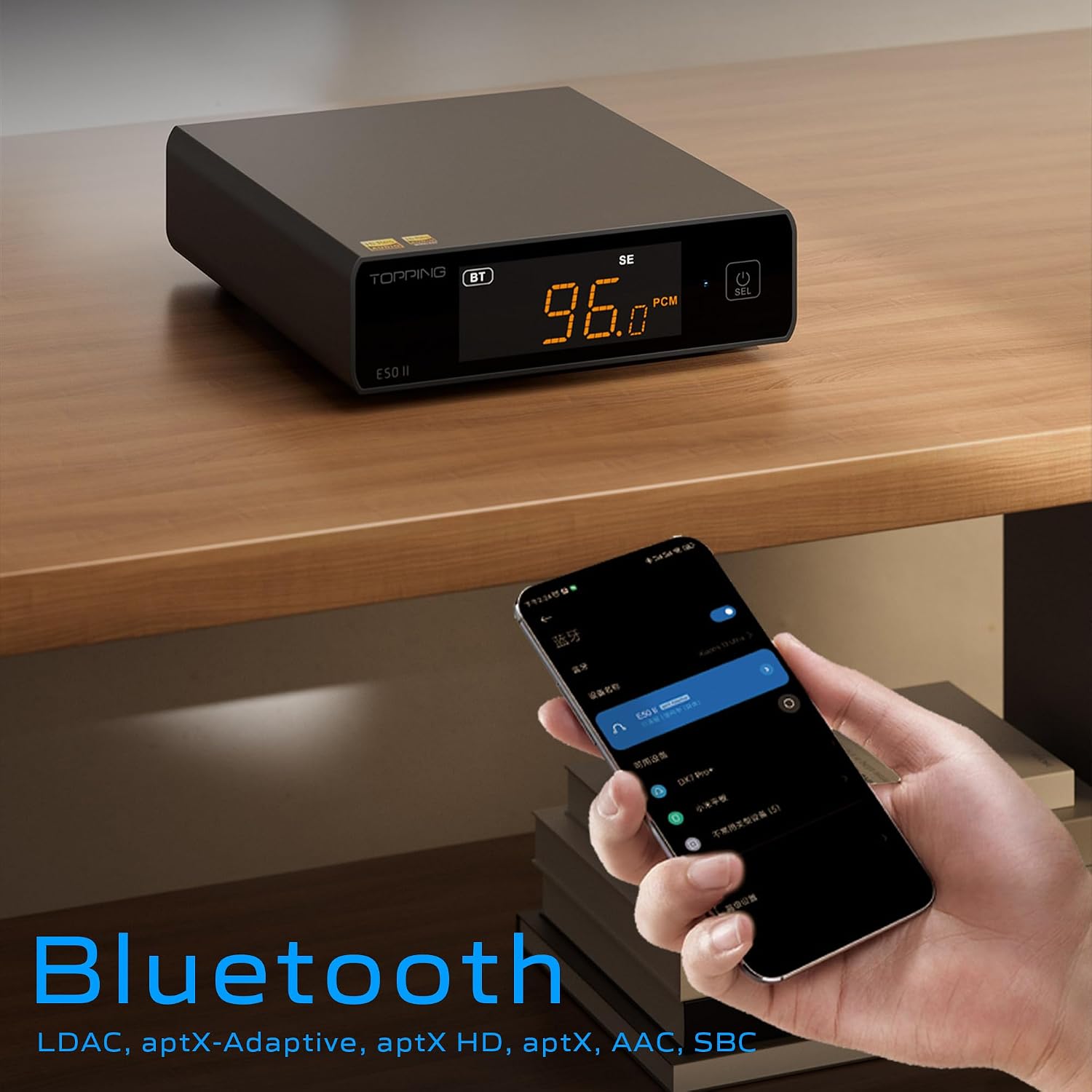 TOPPING E50II Bluetooth Connection