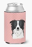 Vista 421 de Caroline's Treasures BB1293LITERK Tablero de ajedrez verde lima Weimaraner Botella de vino Hugger Funda Enfriadora Abrazador Lavable a Máquina