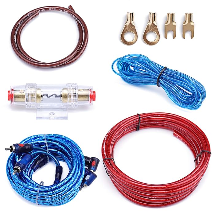 Buy Muzata 10 Gauge Amplifier Installation Kit with RCA Interconnect