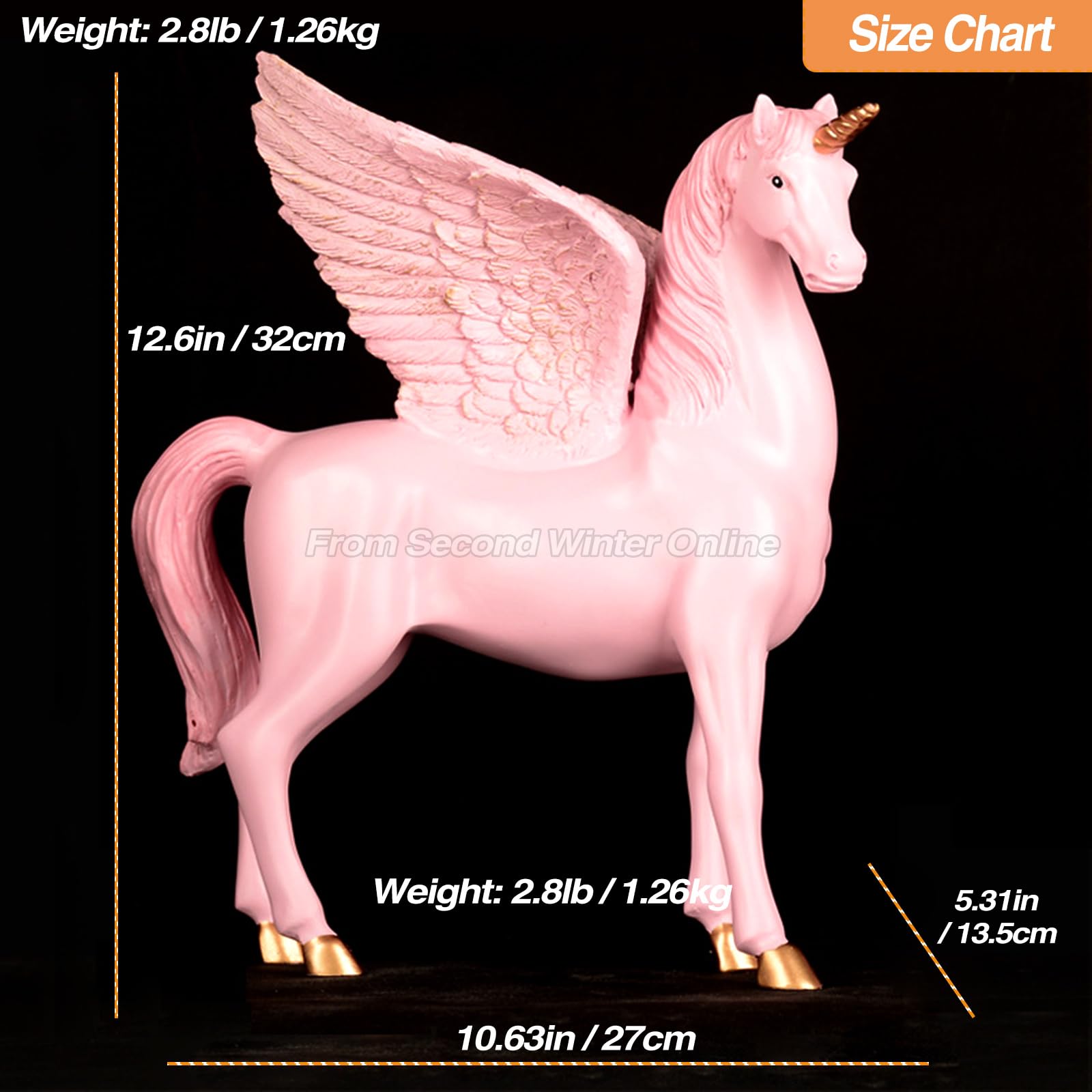 【珍品❣️】ピンクアゲート　瑪瑙　ユニコーン　ペガサス　天然石　置物 表現する勇気】ピンクアメジスト ユニコーン | Y.S.Y24