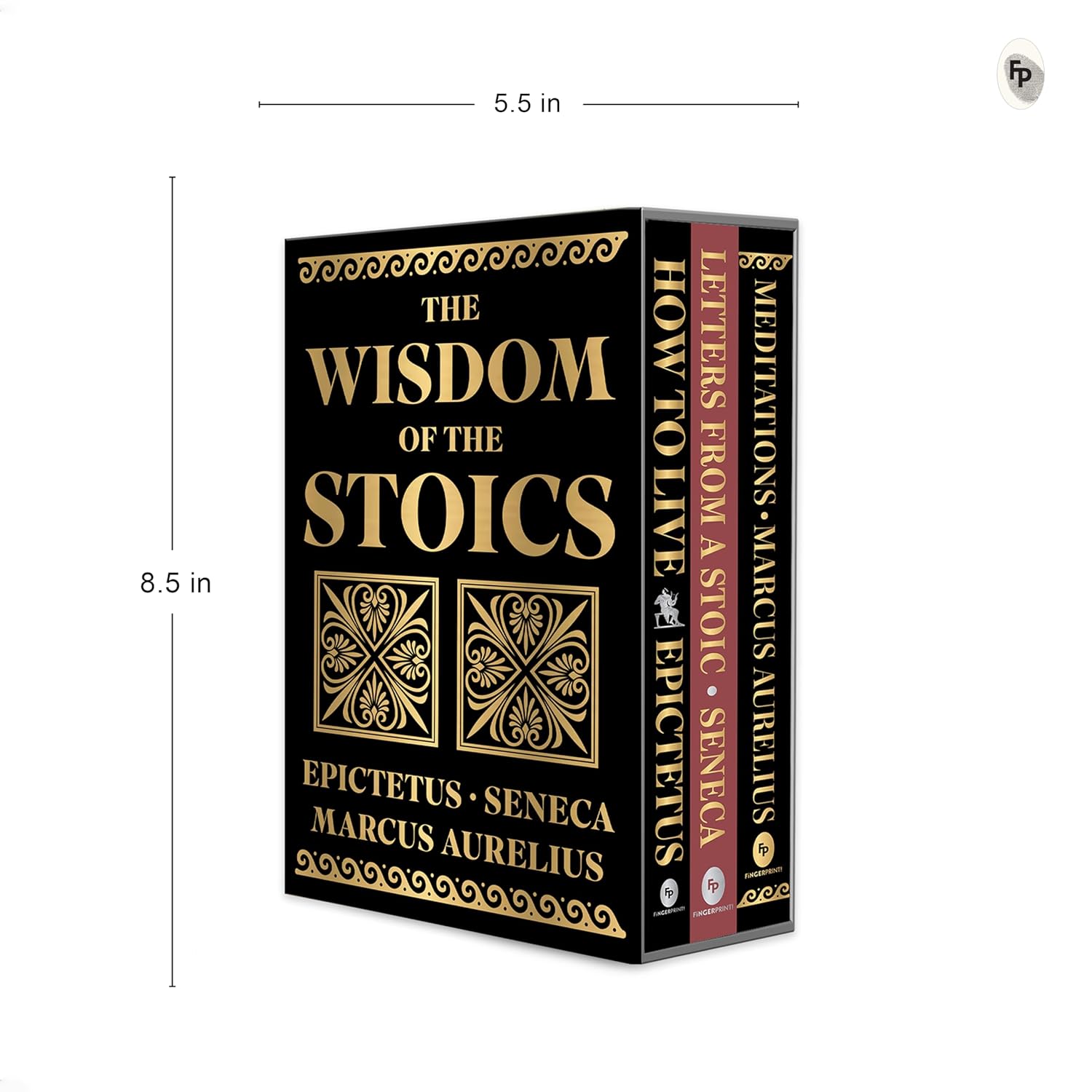 The Wisdom of the Stoics Boxed Set (Deluxe Hardbound Edition)      Hardcover – October 30, 2024