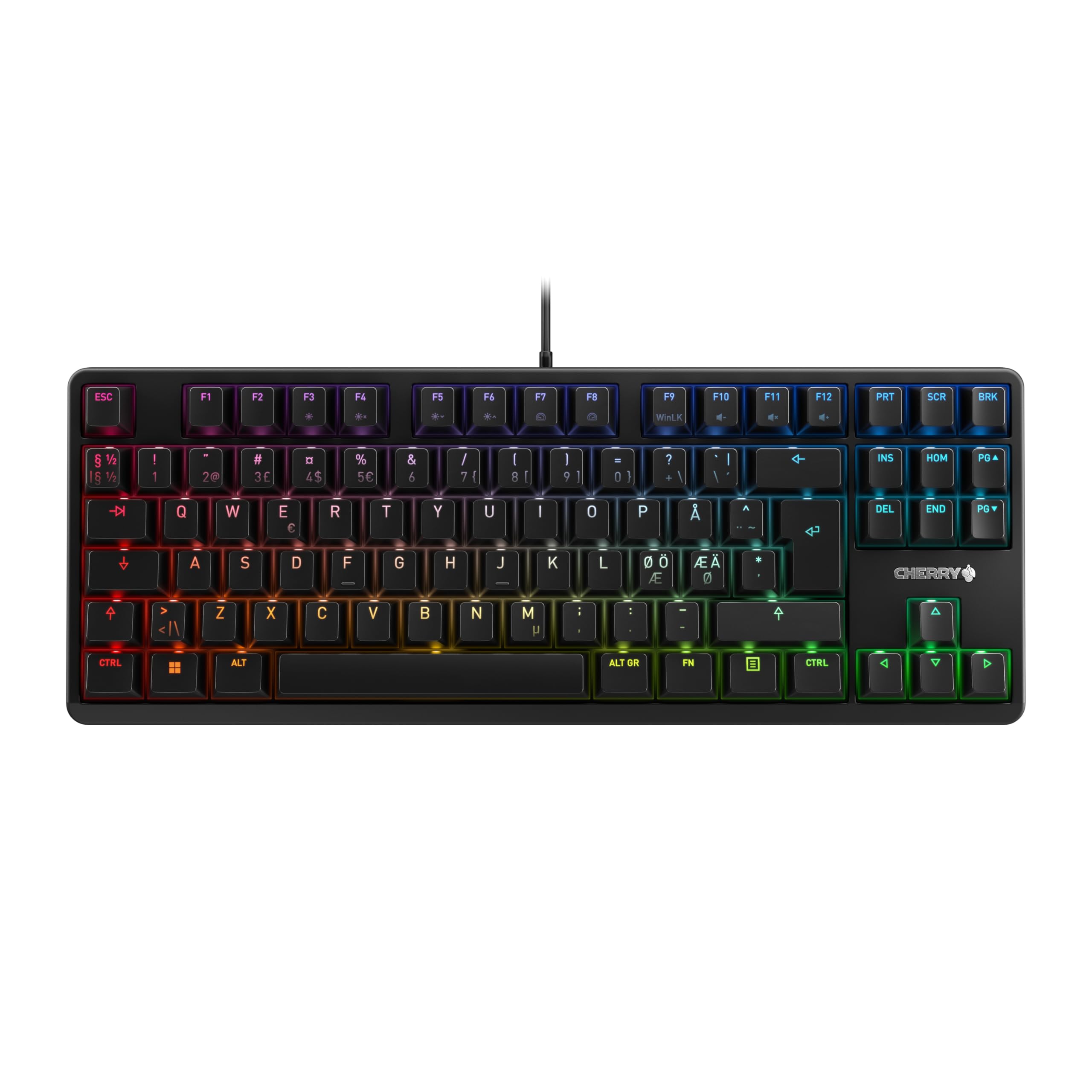 Amazon | CHERRY G80-3000N RGB TKL MX RED SILENT スイッチ パノラマ