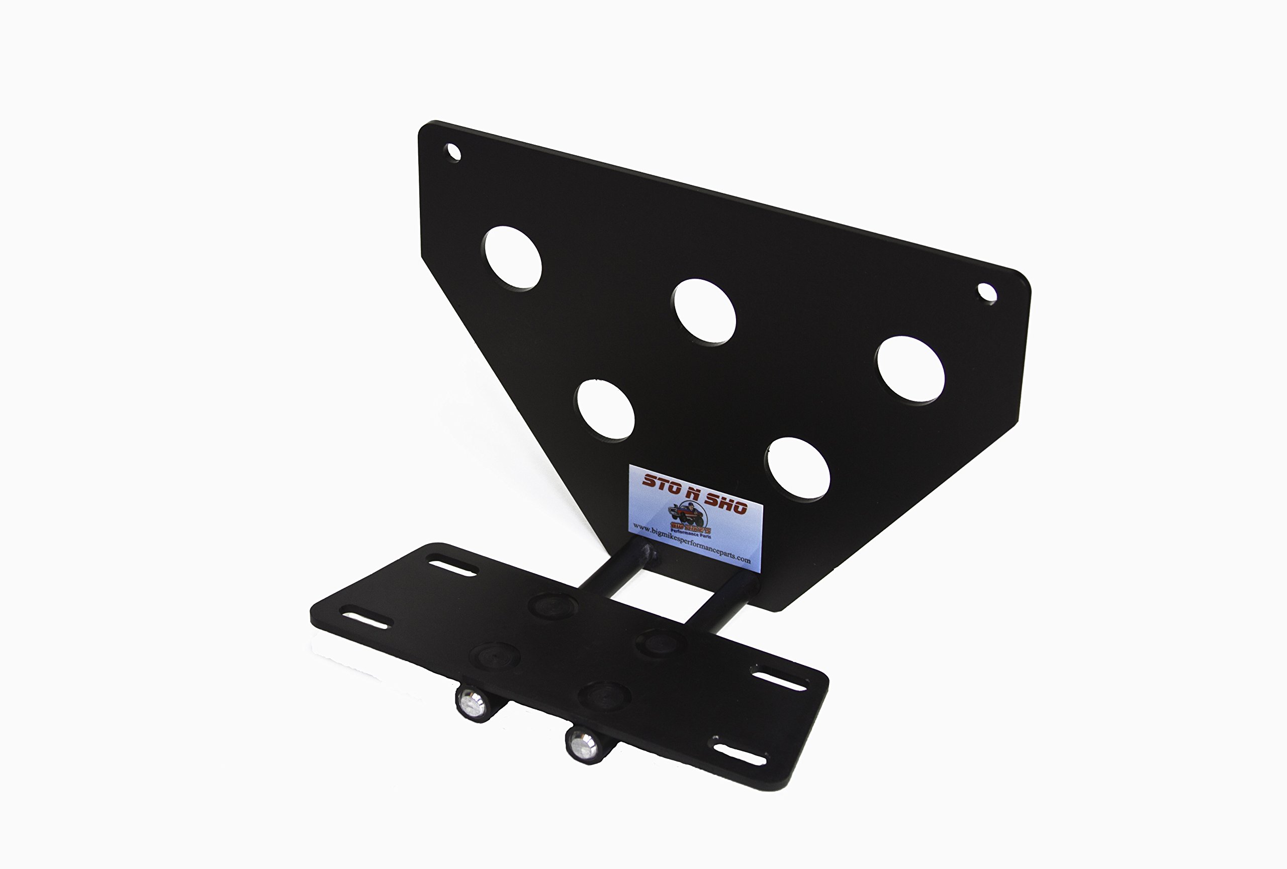 STO N SHO Front License Plate Bracket Compatible with 2012-2016 Mitsubishi Lancer Evolution and Evolution GSR (SNS12)