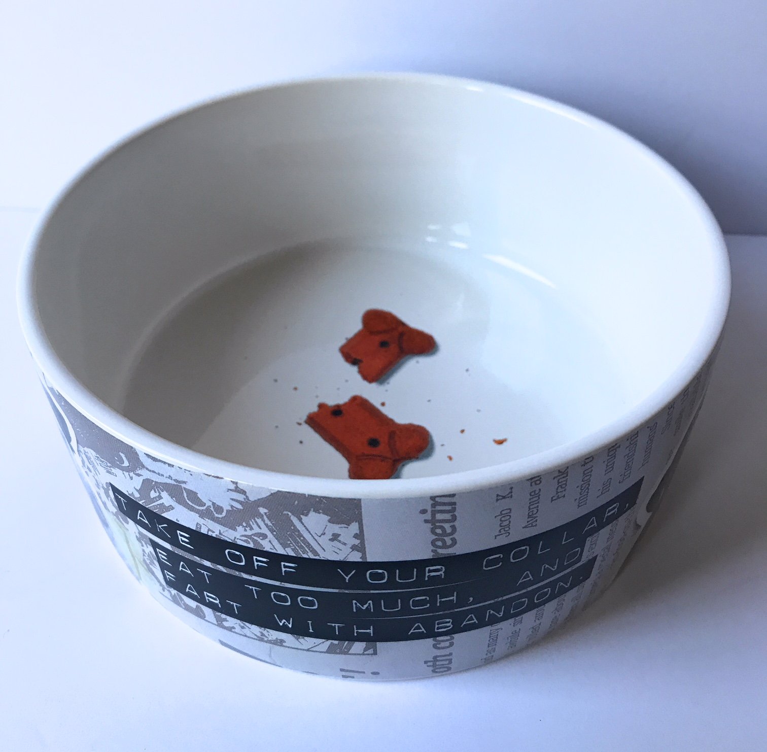 Enesco De Frank Petbowl Friends Large écuelle céramique durable