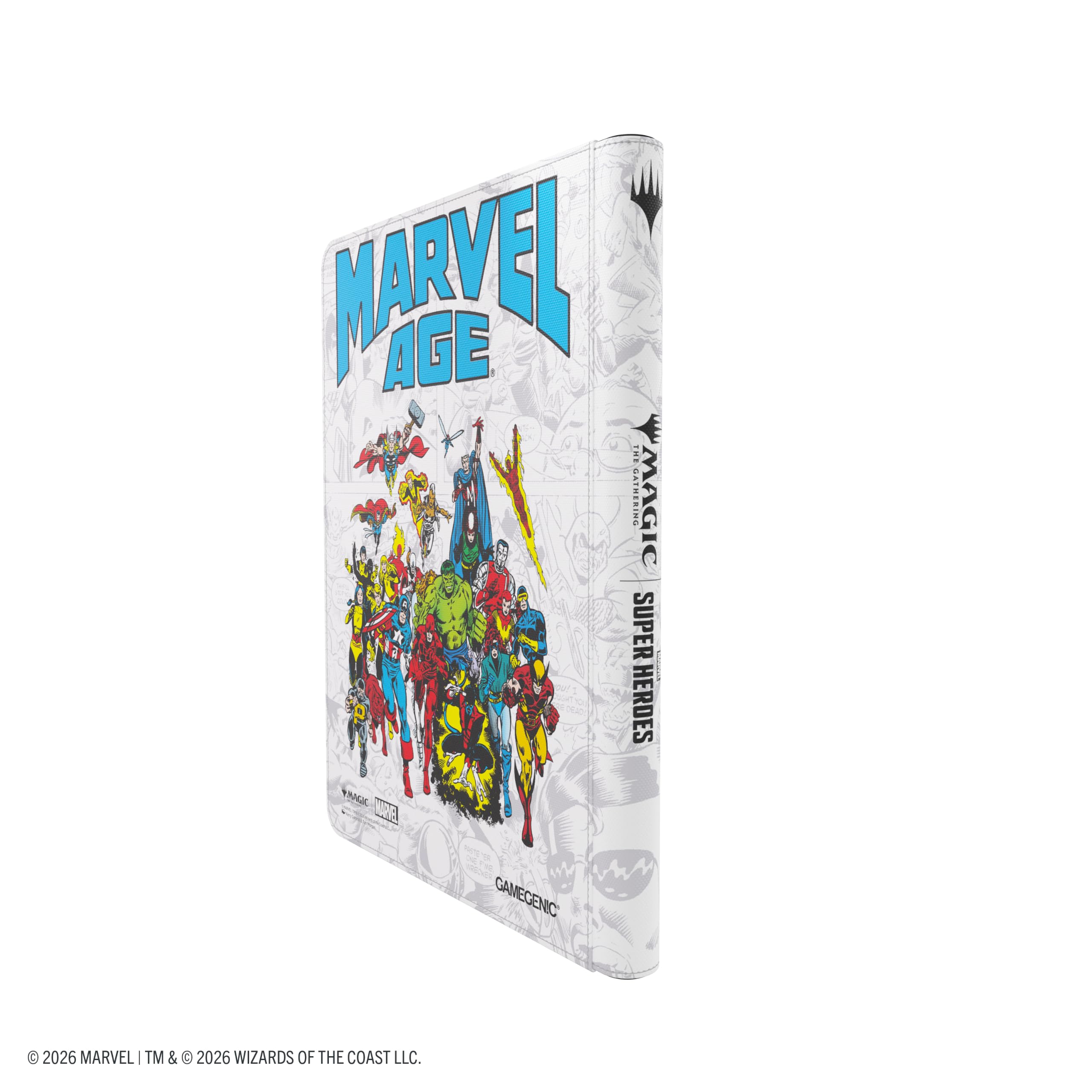 Gamegenic | Magic: The Gathering | Marvel Super Heroes Zip-Up Album 18-Pocket - Marvel Age
