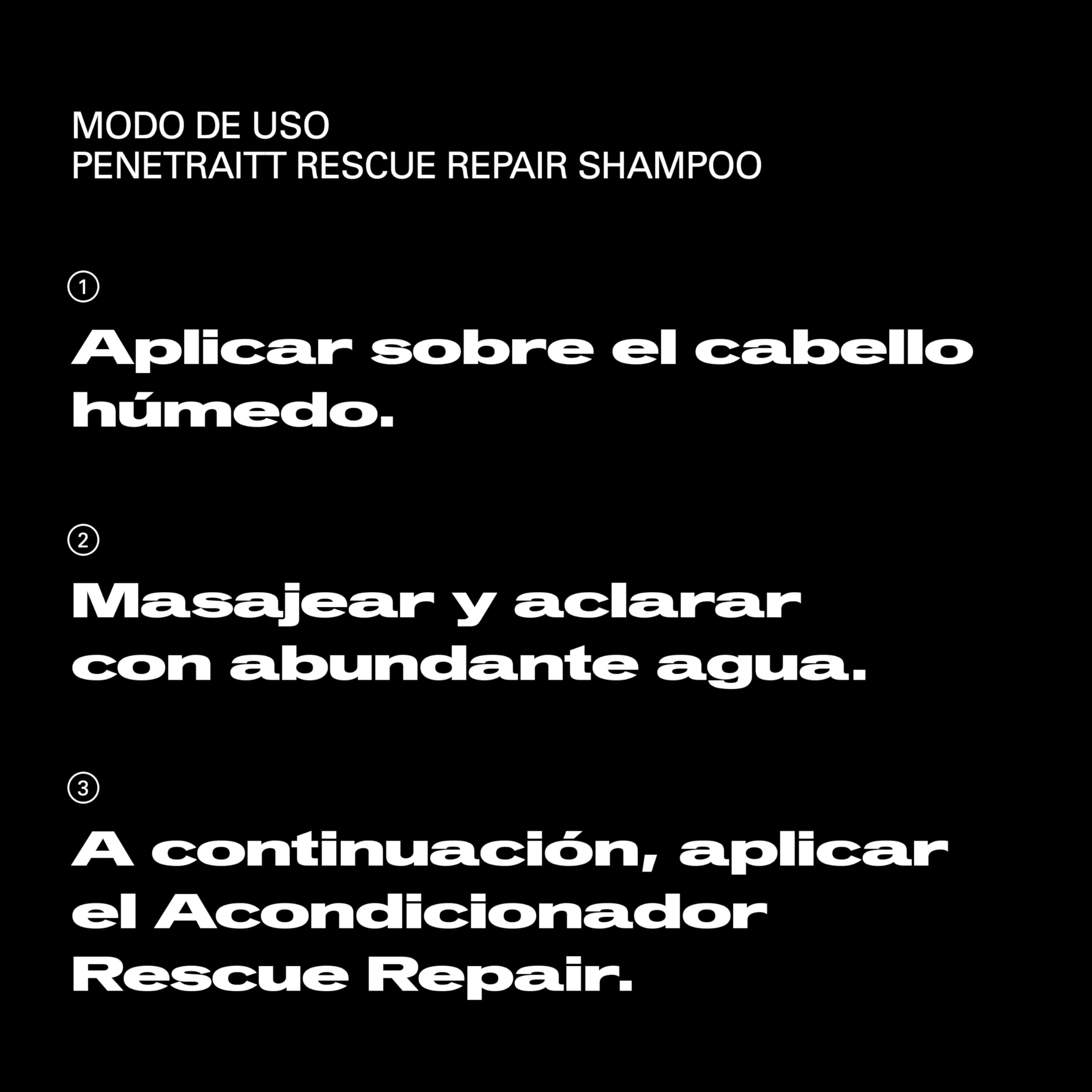 Sebastian Professional Penetraitt | Champú Reparador Profesional | Textura Cremosa | Limpia, Nutre y Repara | Suavidad y Vitalidad | Para Cabello Dañado, Debilitado