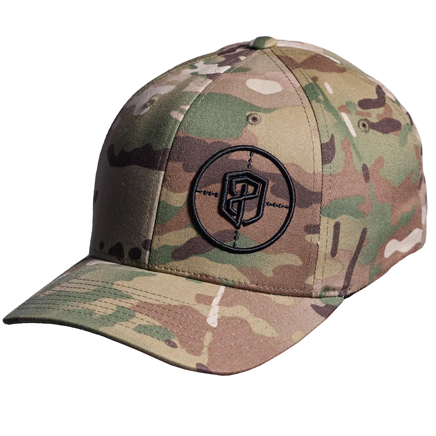 Born Primitive Unisex Tactical Flexfit Hat - Patriotic Baseball Cap with Curved Bill, Front & Back Embroidery for Men & Women
