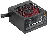 Mars Gaming MPIII550P, ATX-Netzteil 550W, 5 Jahre Garantie, APFC, 120 mm FDB-Lüfter AI-RPM, SMD-Technologien, Japanische 105º-Kondensatoren, Ummantelte Premium-Kabel, Schwarz - 2