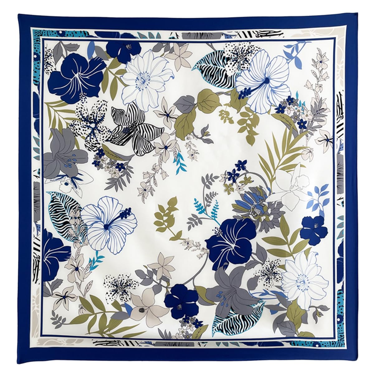 MAIRYScarfs for Women Bandana Lightweight Ladies Scarves Square Silk Feeling Satin Hair Wrap 35Inch