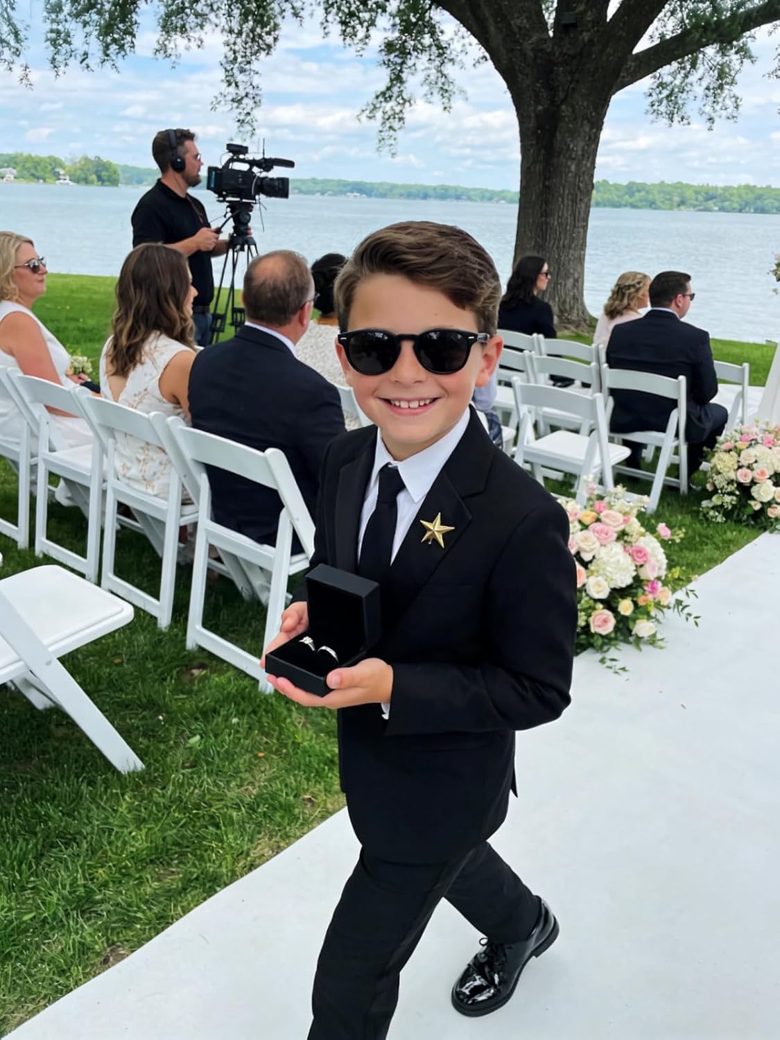 Boys Suits Kids Formal Suit Set Dress Clothes for Boy Wedding Ring Bearer Outfit Communion Easter Tuxedo Suits