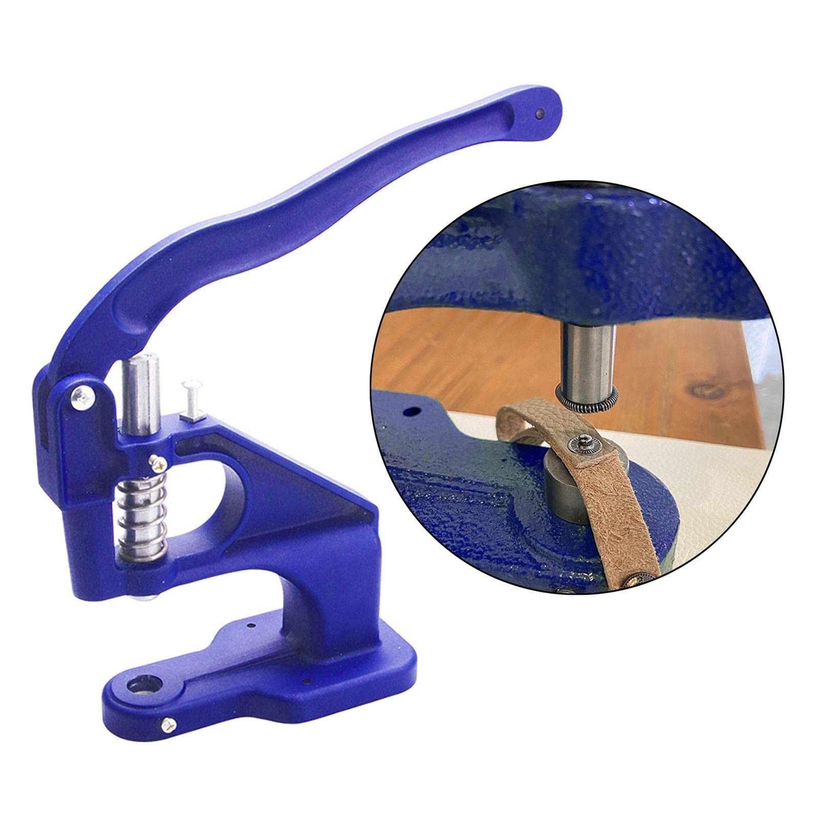 Pressa Manuale Per Rivetti E Bottoni - Punzonatrice Da Tavolo Per Fai-Da-Te