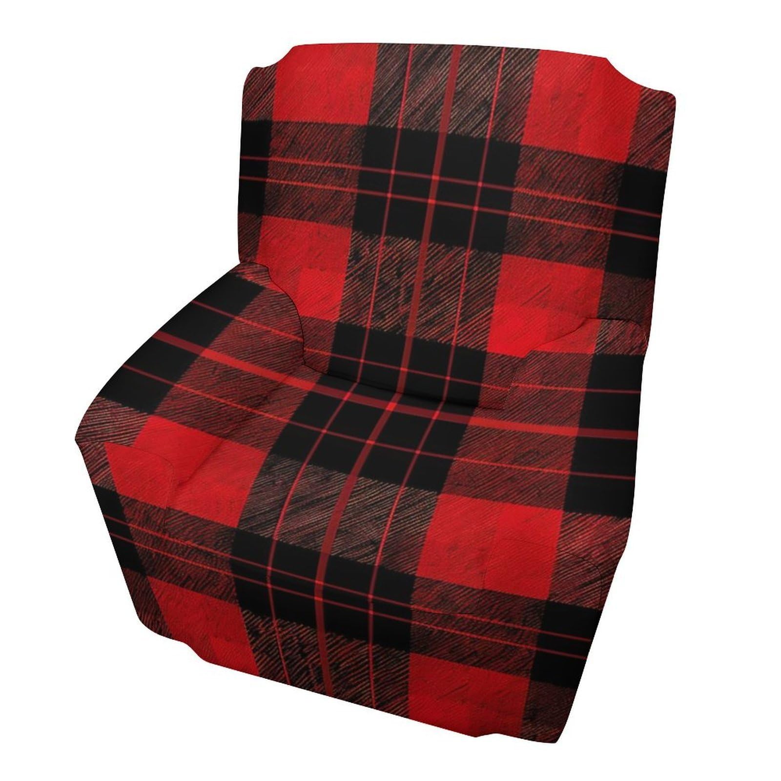 Housse de fauteuil simple vintage en tissu stretch résistant