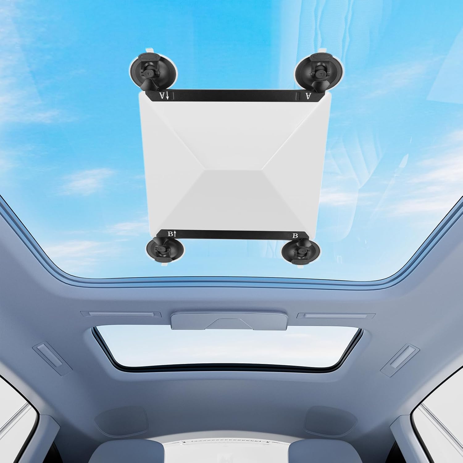 Starlink Mini Suction Cup Mount, Secure Car Mount for Sunroofs/Windows, Strong Grip for RVs, Boats & Road Trips, Stable Satellite Signal Guaranteed