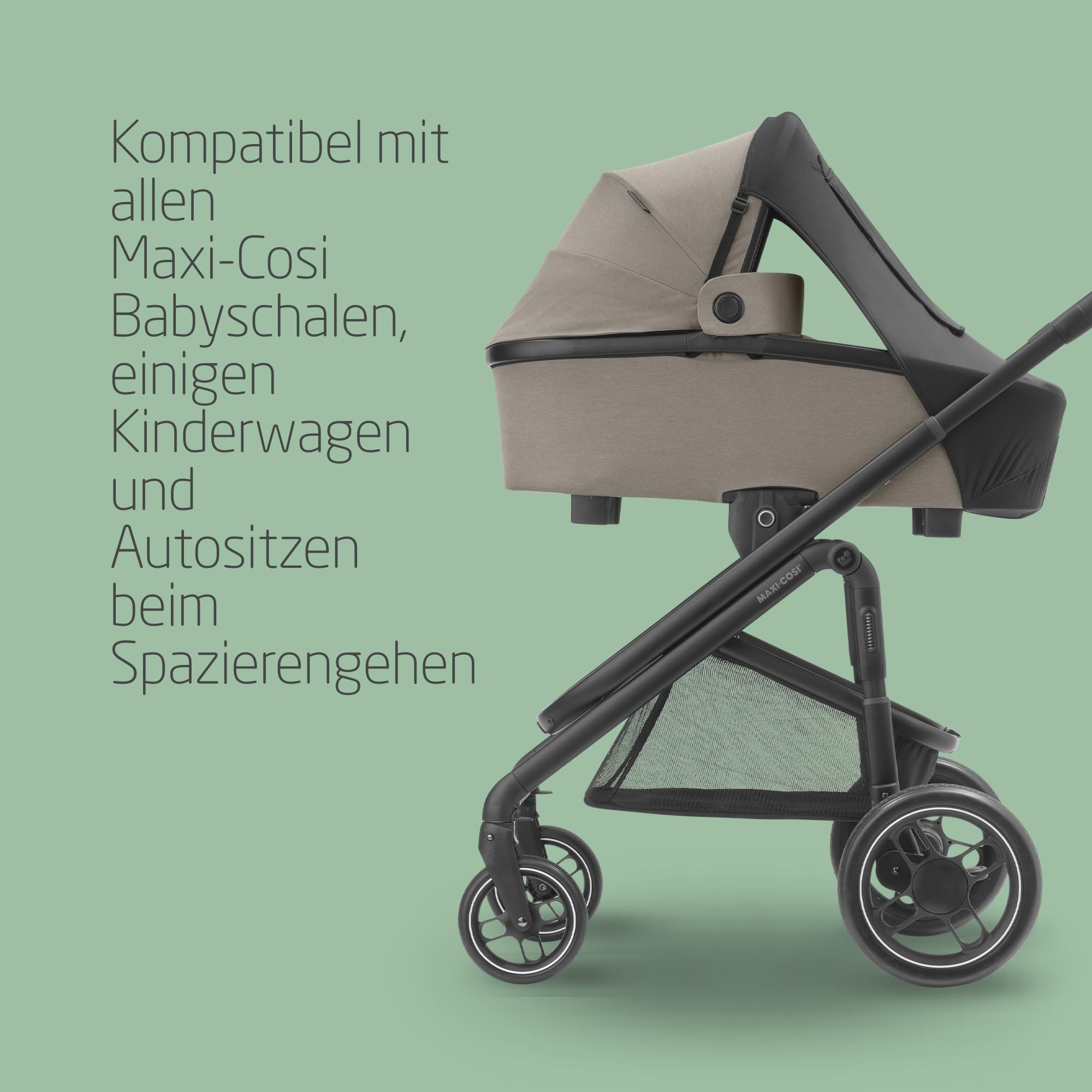 Maxi-Cosi Sonnenverdeck, USF 50+, Baby-Sonnenschutz, Schwarz