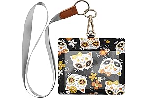 Sugar Skulls and Flowers Vaccine Card Holder | Cute Covid Card Protector