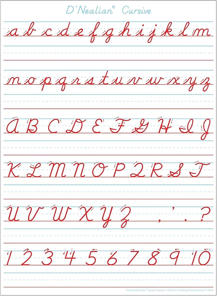 D Nealian Cursive Worksheets Printable D Nealian Cursive Worksheets Printable