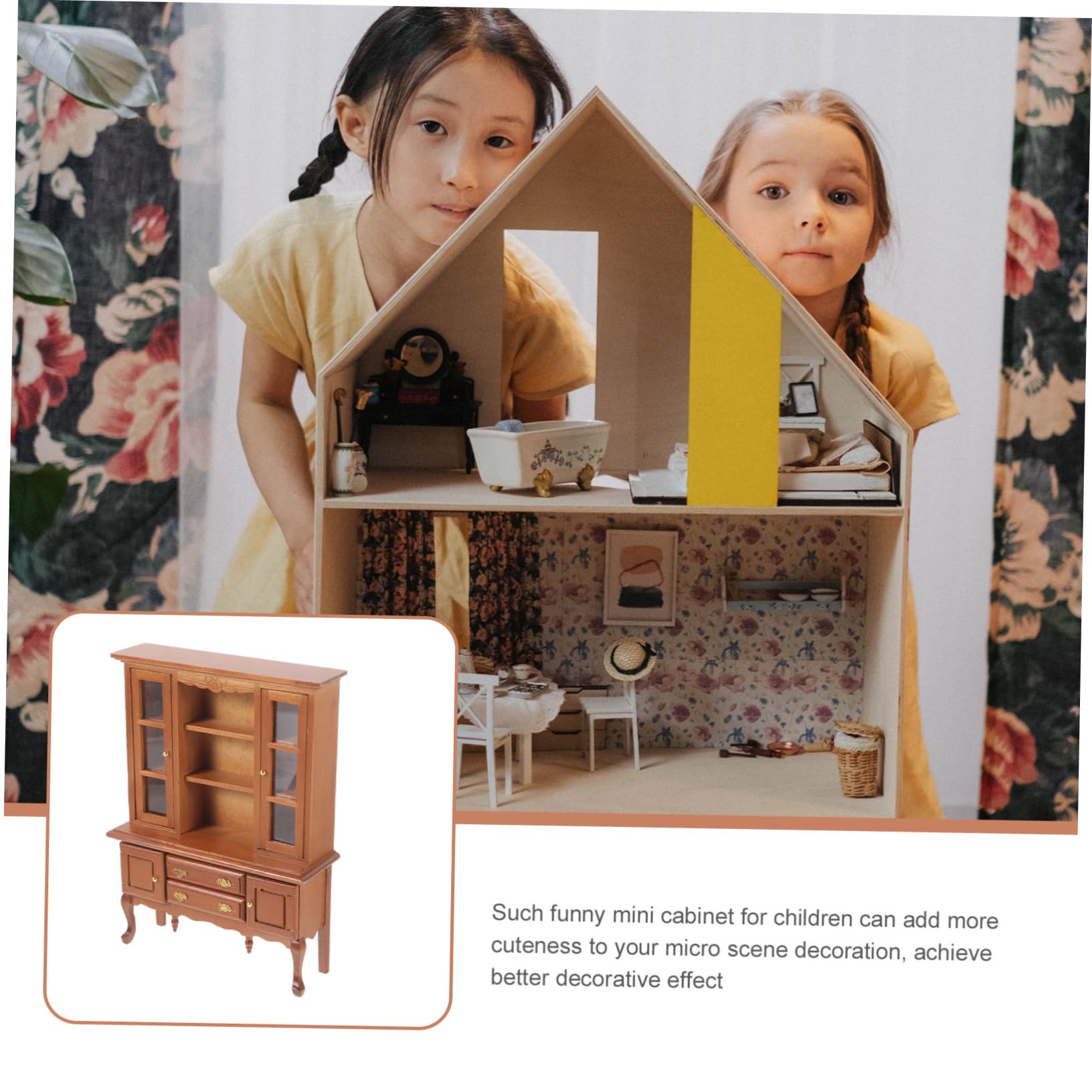 ドールハウス ミニチュア雑貨 キャビネット 1/12ドールハウス ロイター