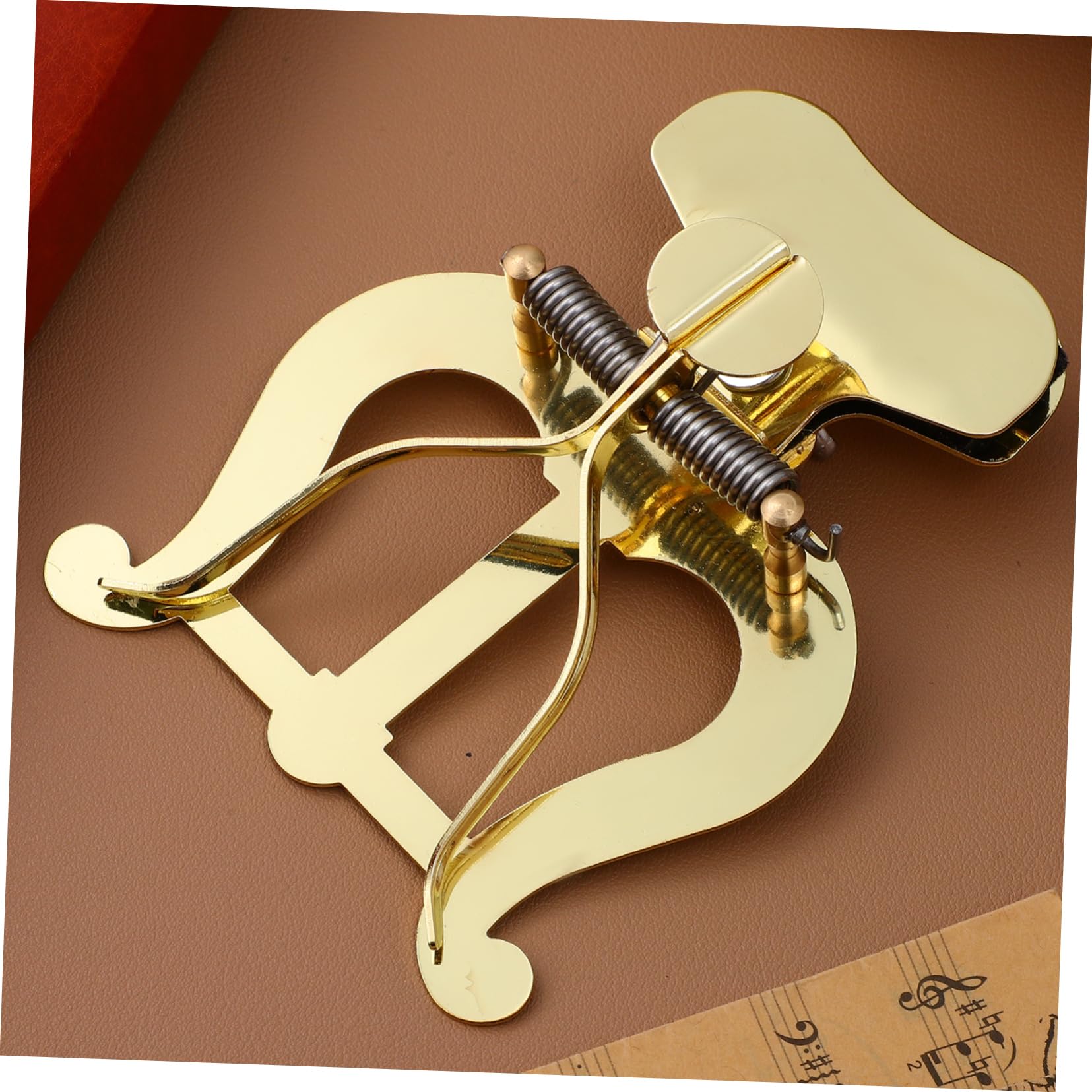 BIUDECO Sturdy Music Flip Folder for Marching Band Trumpet Clamp and Clarinet Lyre Clip and Elegant