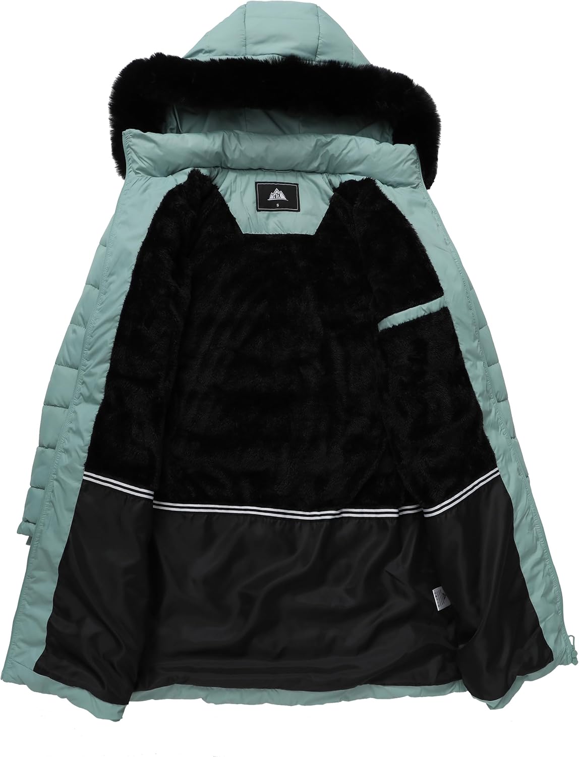 GOLDLADIES Women's Waterproof Long Down Jacket,Warm Winter Hooded Puffer Coat Thickened for Hiking Outdoor - Image 6