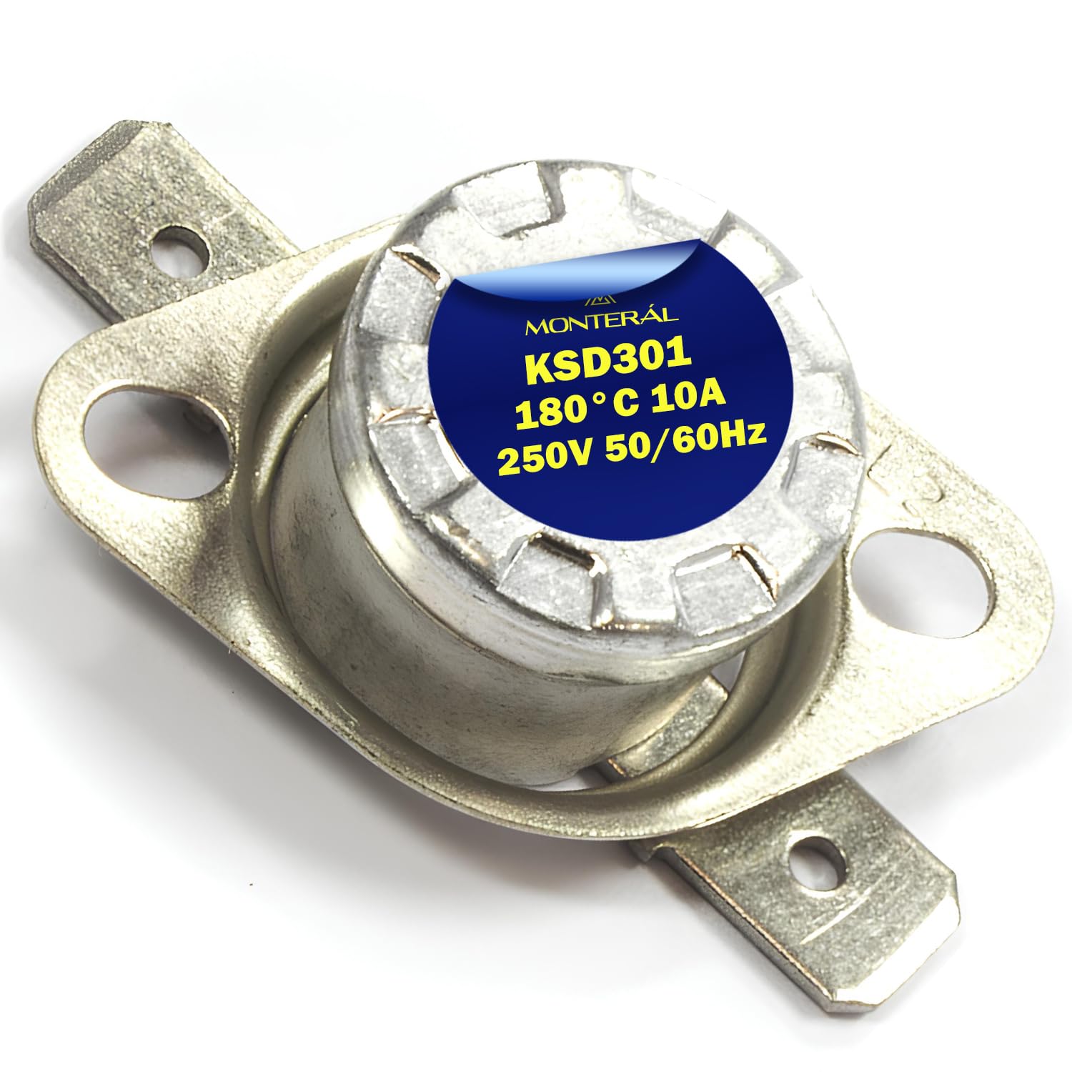 Lot De 5 Thermostats KSD301 60°C Normalement Fermé - Interrupteur Bimétallique 250V 10A En Cuivre, Protection Surchauffe Appareils