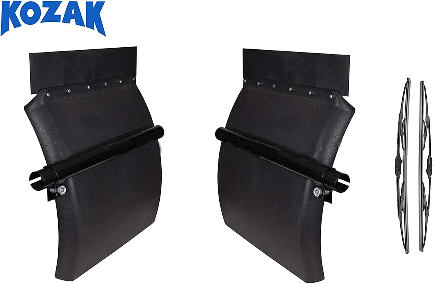 Commercial Truck Parts Pair Stainless Quarter Fenders 24x24 for